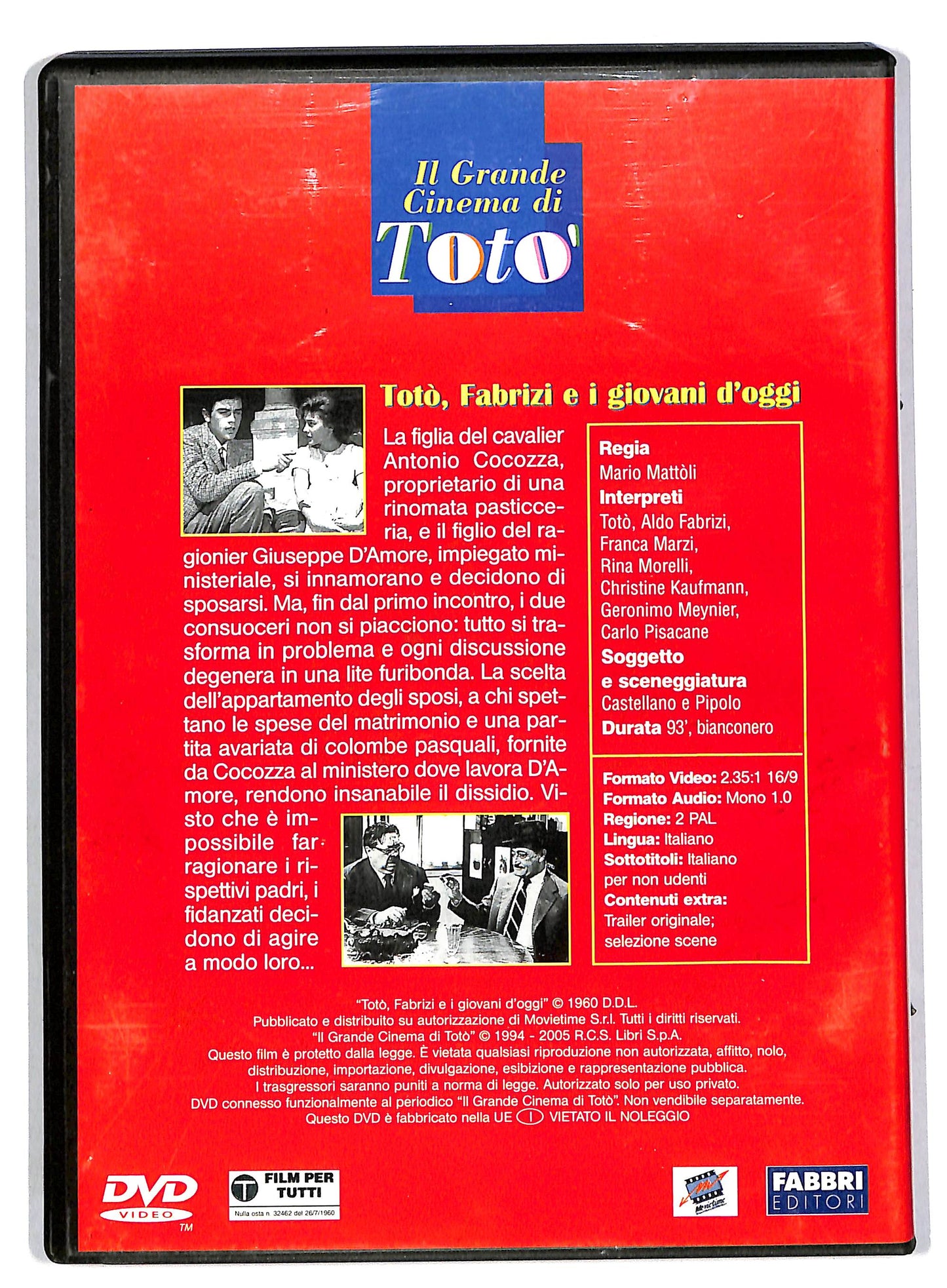 EBOND Toto, Fabrizi e i giovani d'oggi EDITORIALE DVD DB559536