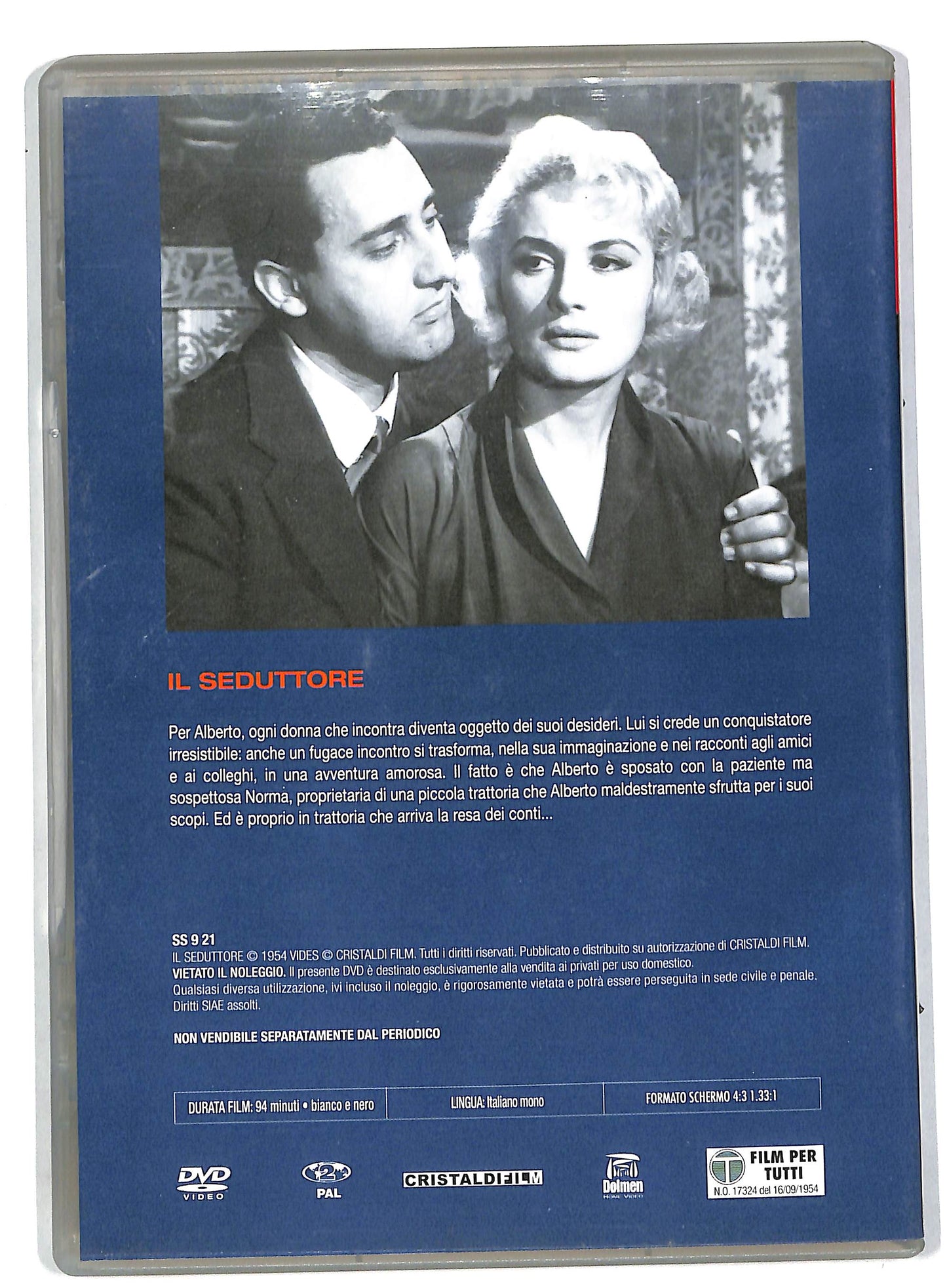 EBOND Il seduttore EDITORIALE DVD DB560110