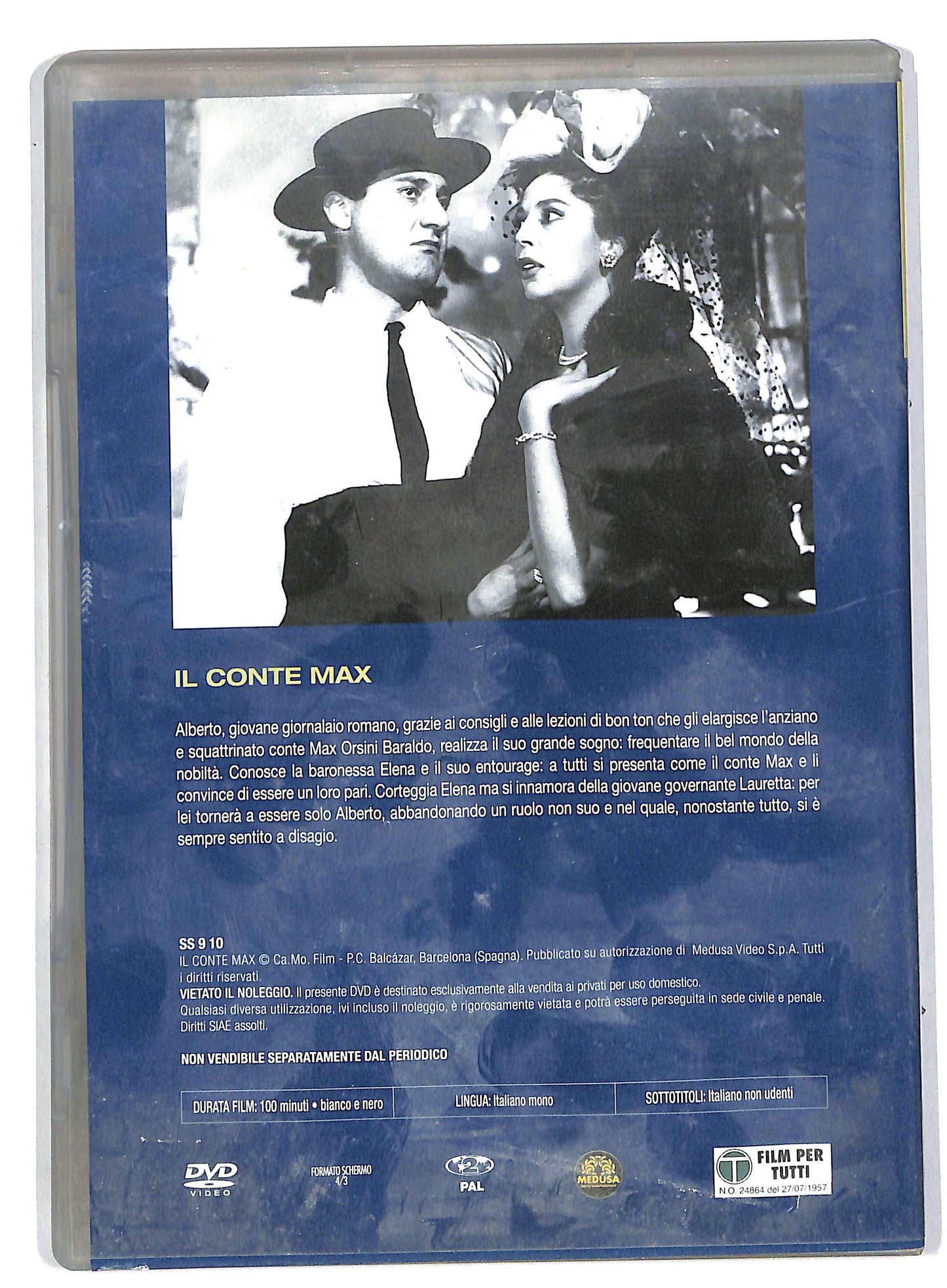 EBOND Il conte max EDITORIALE DVD DB560131