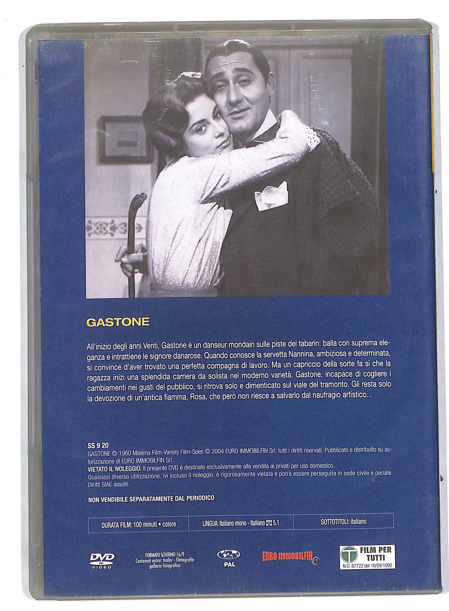 EBOND I Grandi Film Di Alberto Sordi - Gastone EDITORIALE DVD DB560139