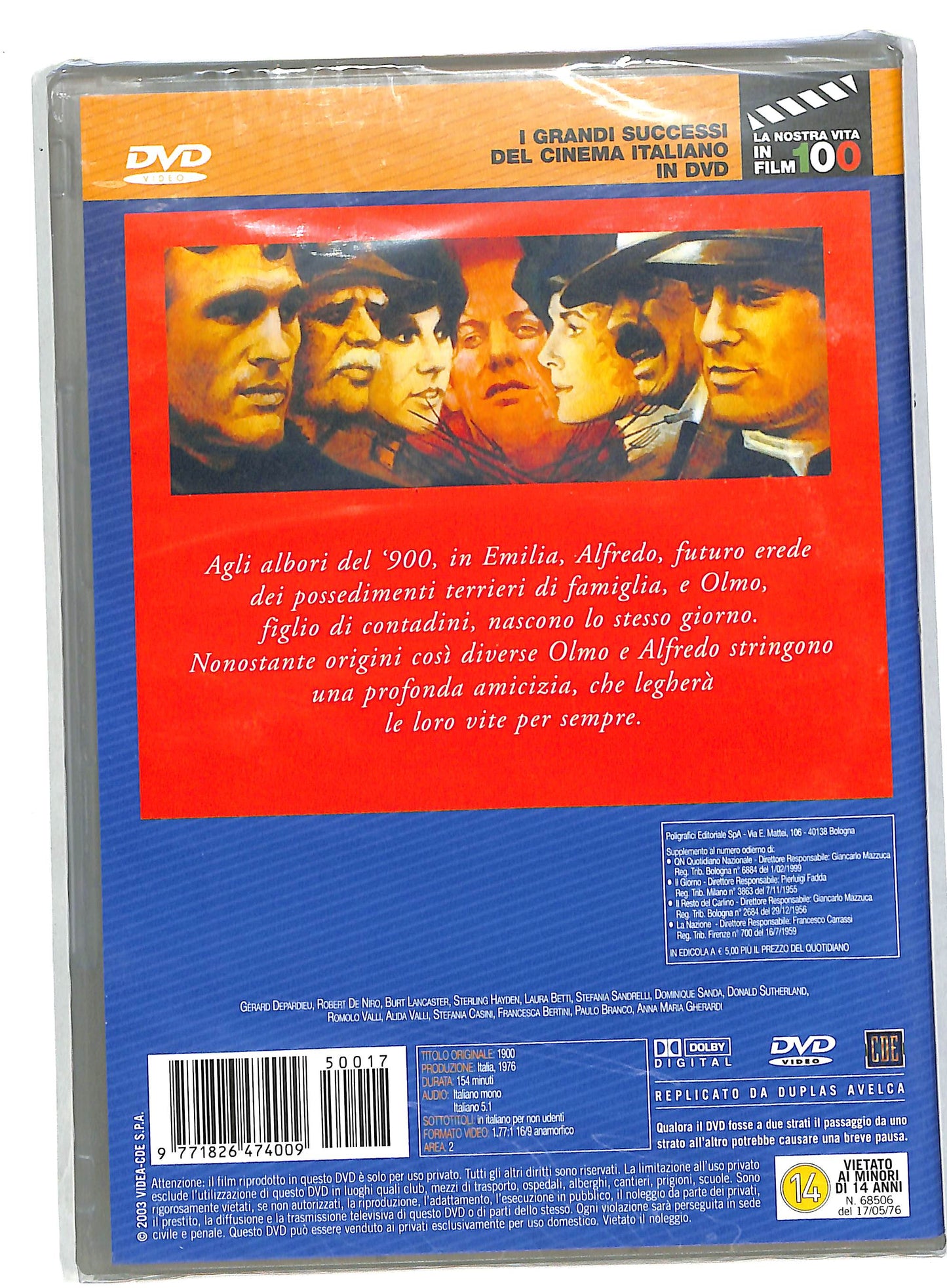 EBOND Novecento atto I EDITORIALE DVD DB560157