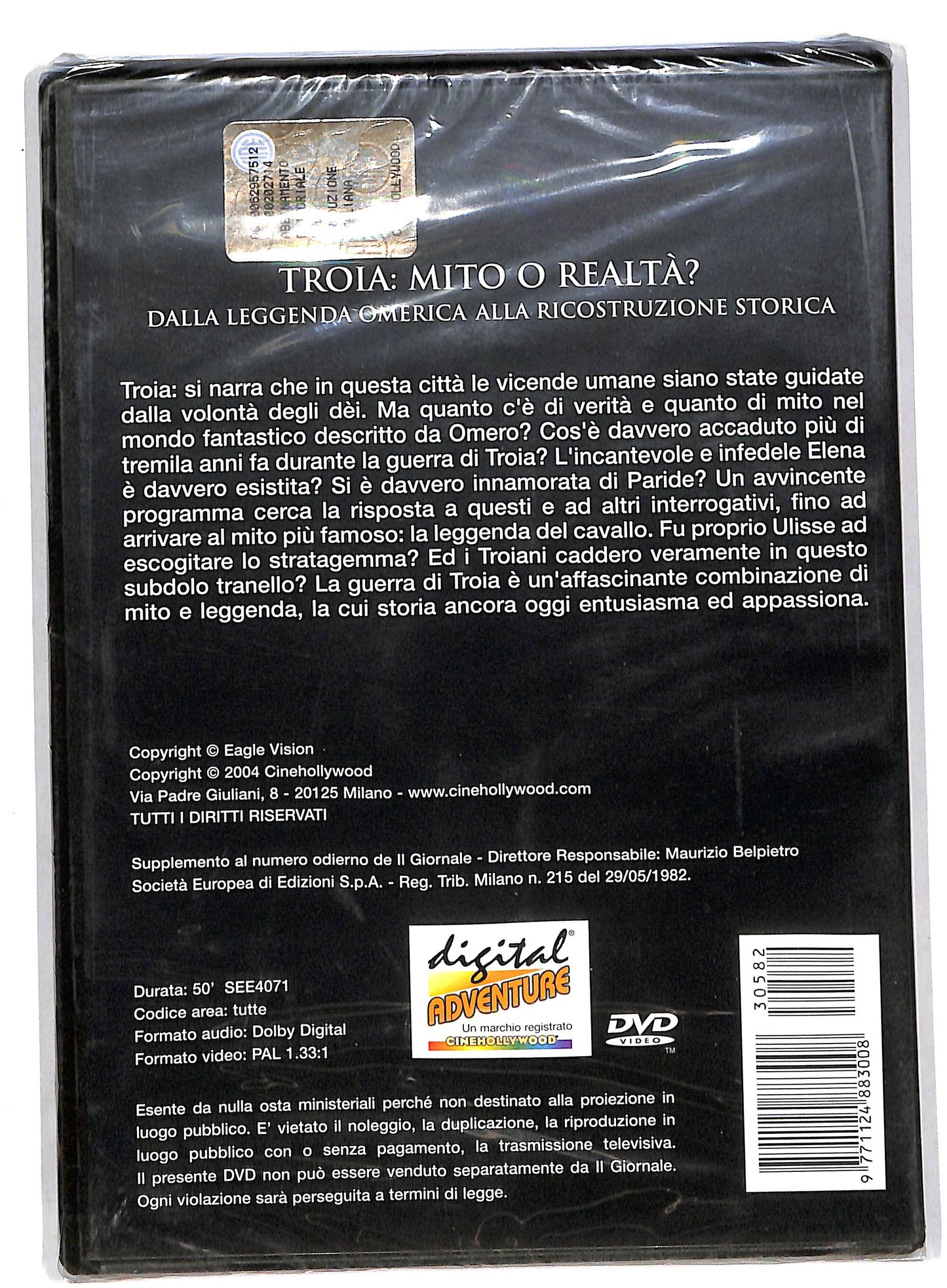 EBOND Troia Mito o realta? EDITORIALE DVD DB560421