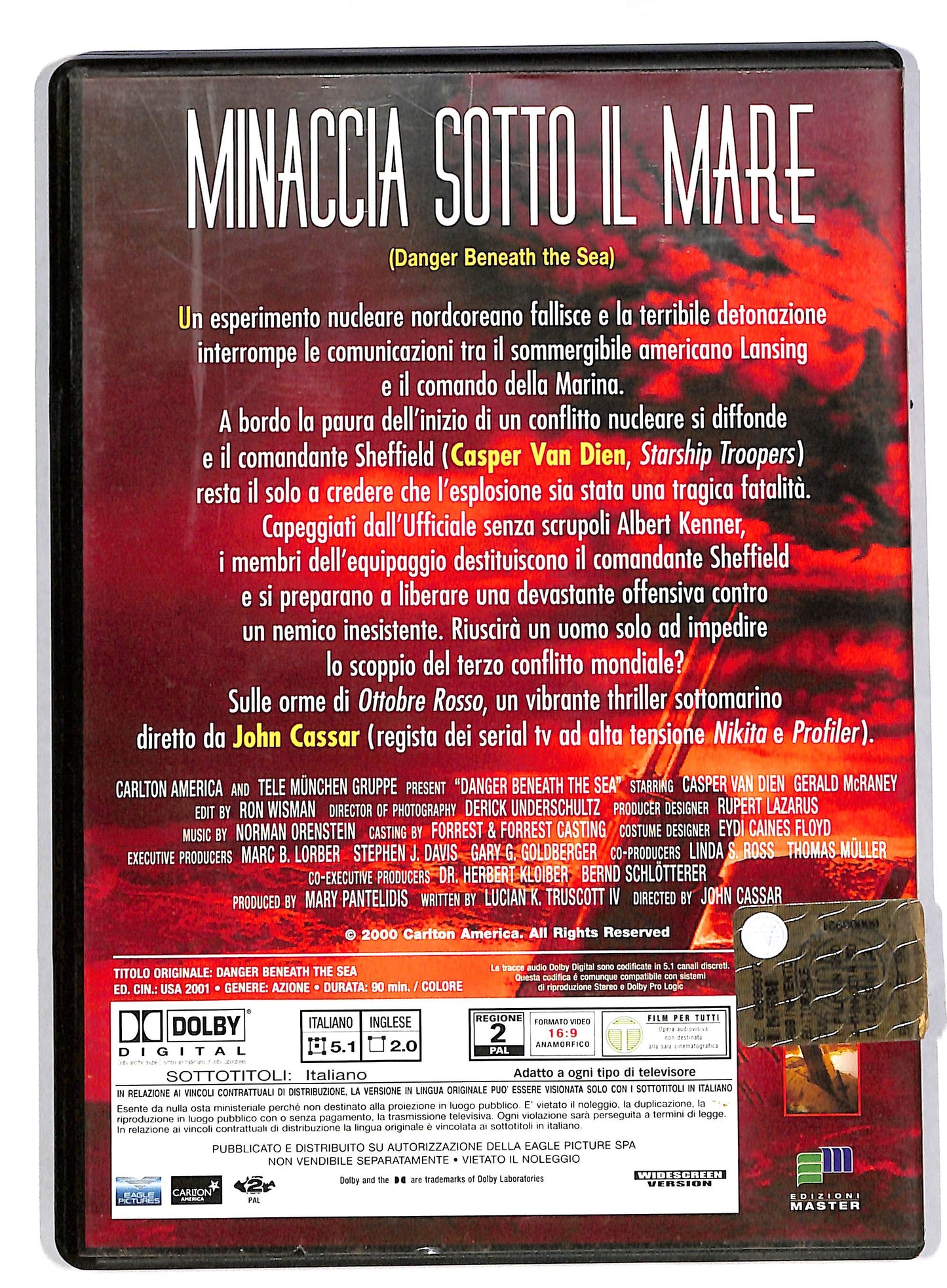 EBOND Minaccia sotto il mare EDITORIALE DVD DB560611