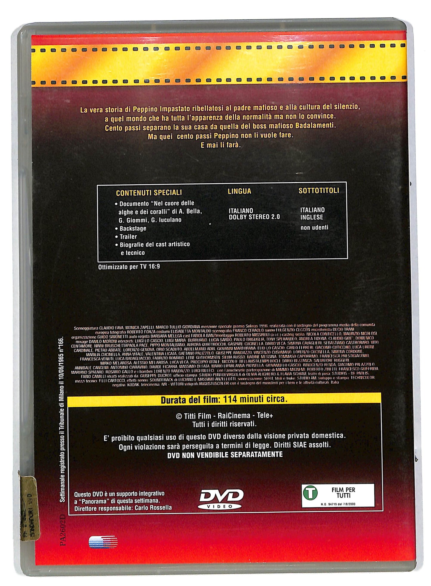 EBOND I cento passi EDITORIALE DVD DB560627