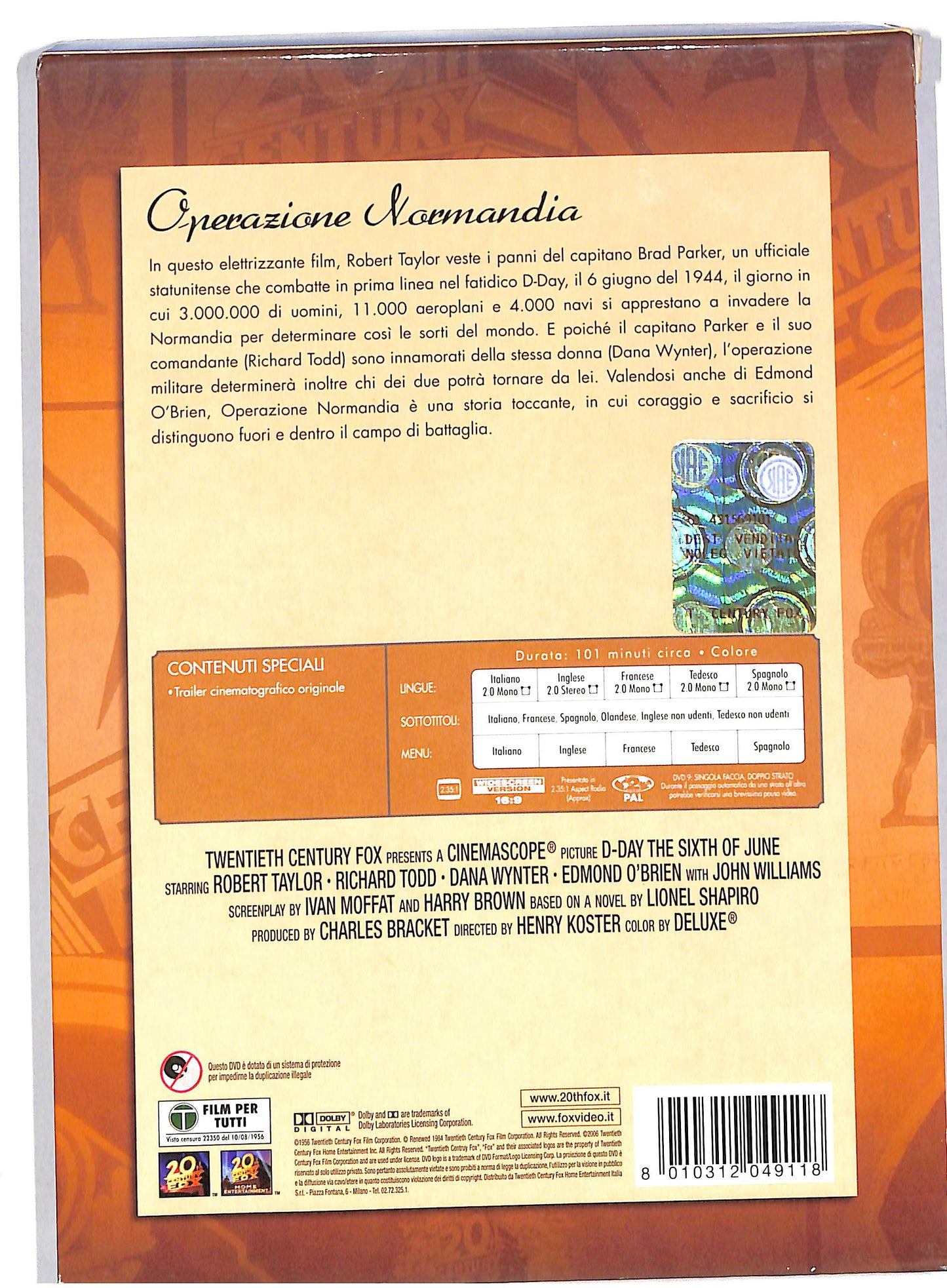 EBOND Operazione Normandia SLIPCASE DVD DB560647