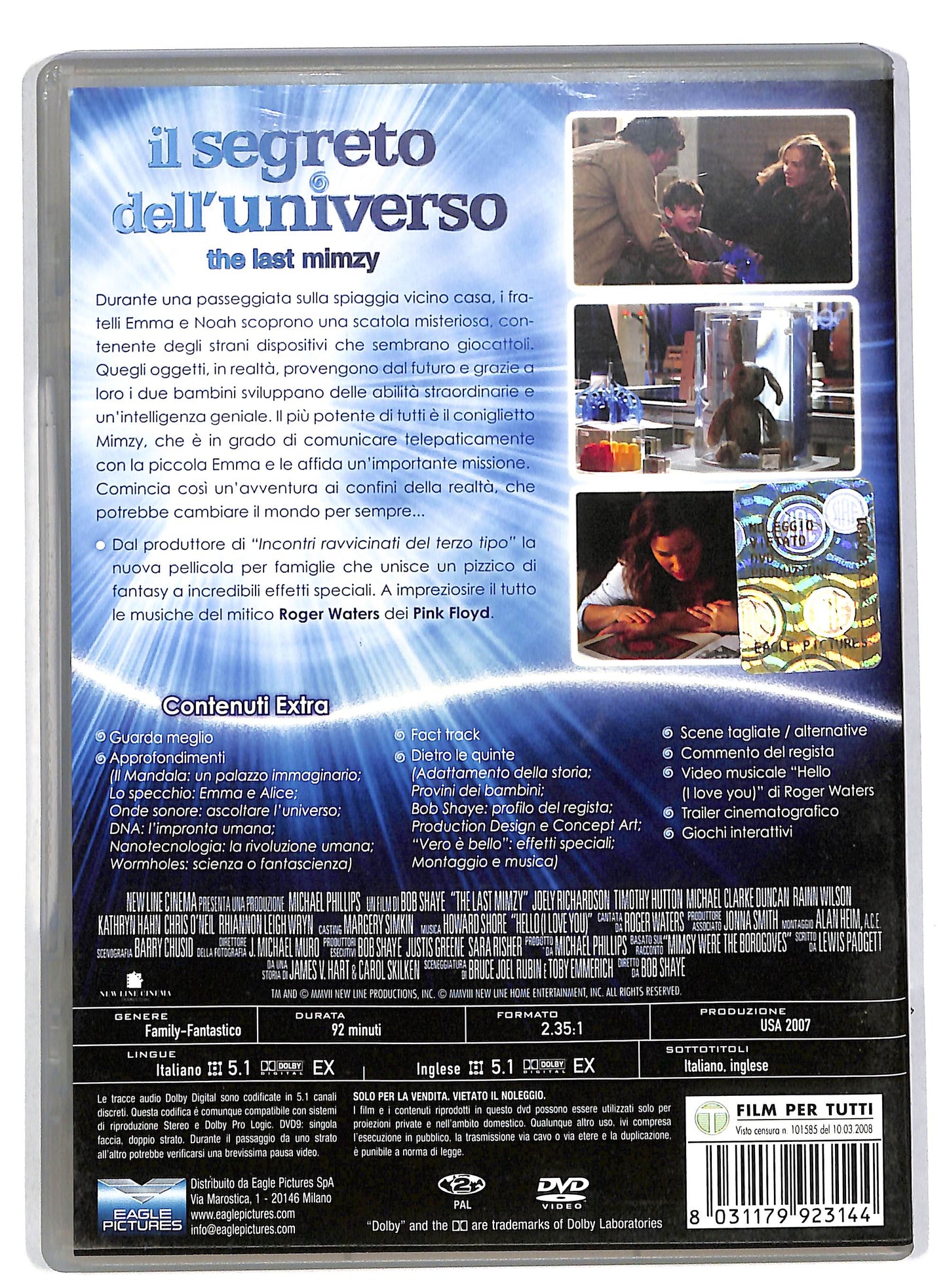 EBOND Il segreto dell'universo - The Last Mimzy DVD DB560654