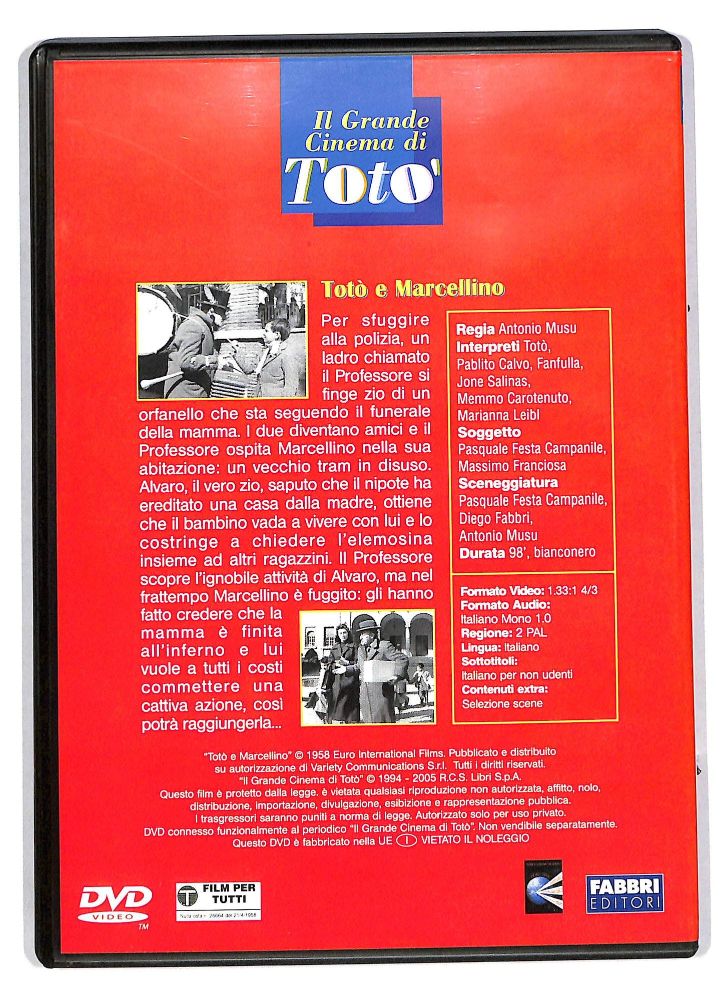 EBOND Toto e Marcellino EDITORIALE DVD DB560659