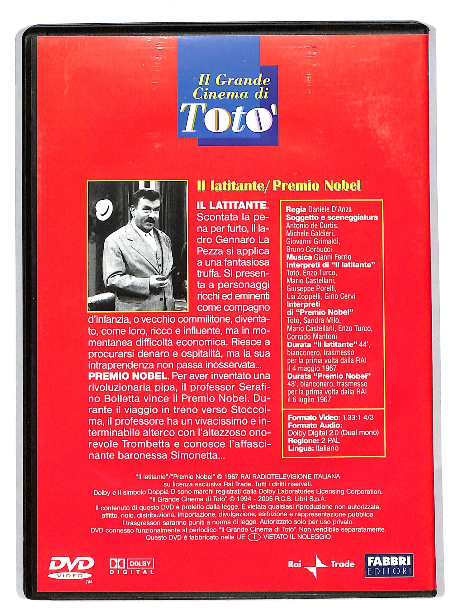 EBOND Il latitante - premio nobel EDITORIALE DVD DB561114
