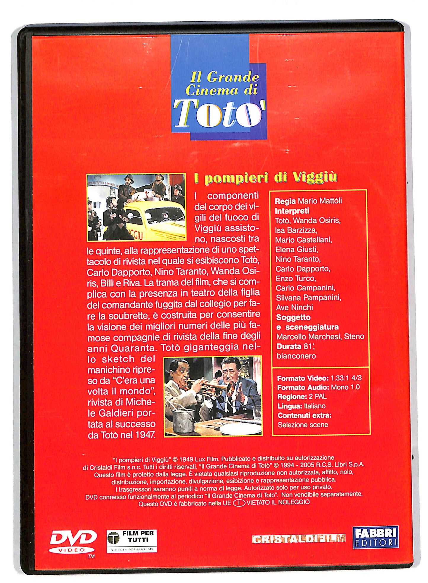 EBOND I pompieri di Viggiu EDITORIALE DVD DB561135