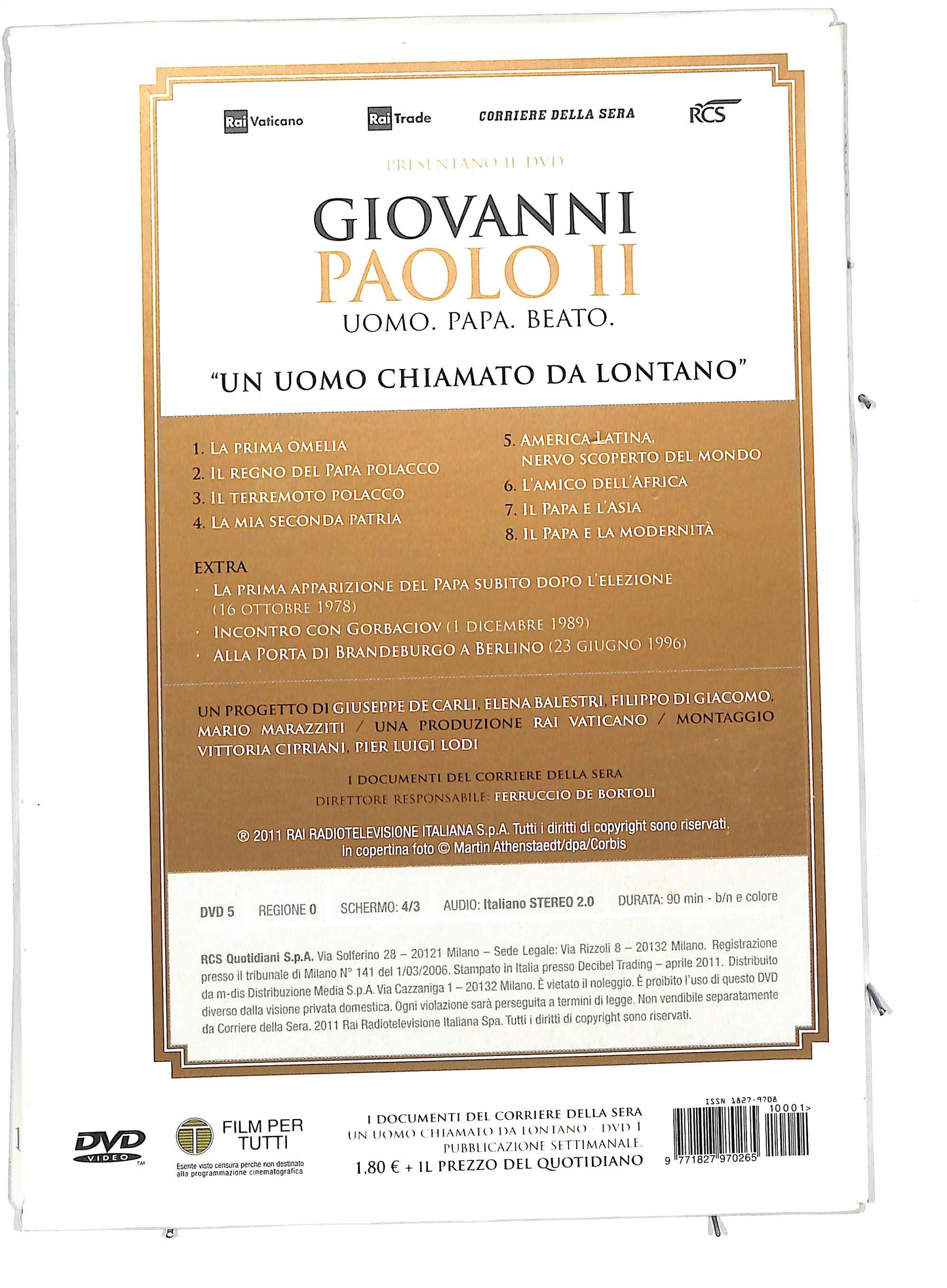 EBOND Giovanni paolo II - Un uomo chiamato da EDITORIALE DIGIPACK DVD DB561433