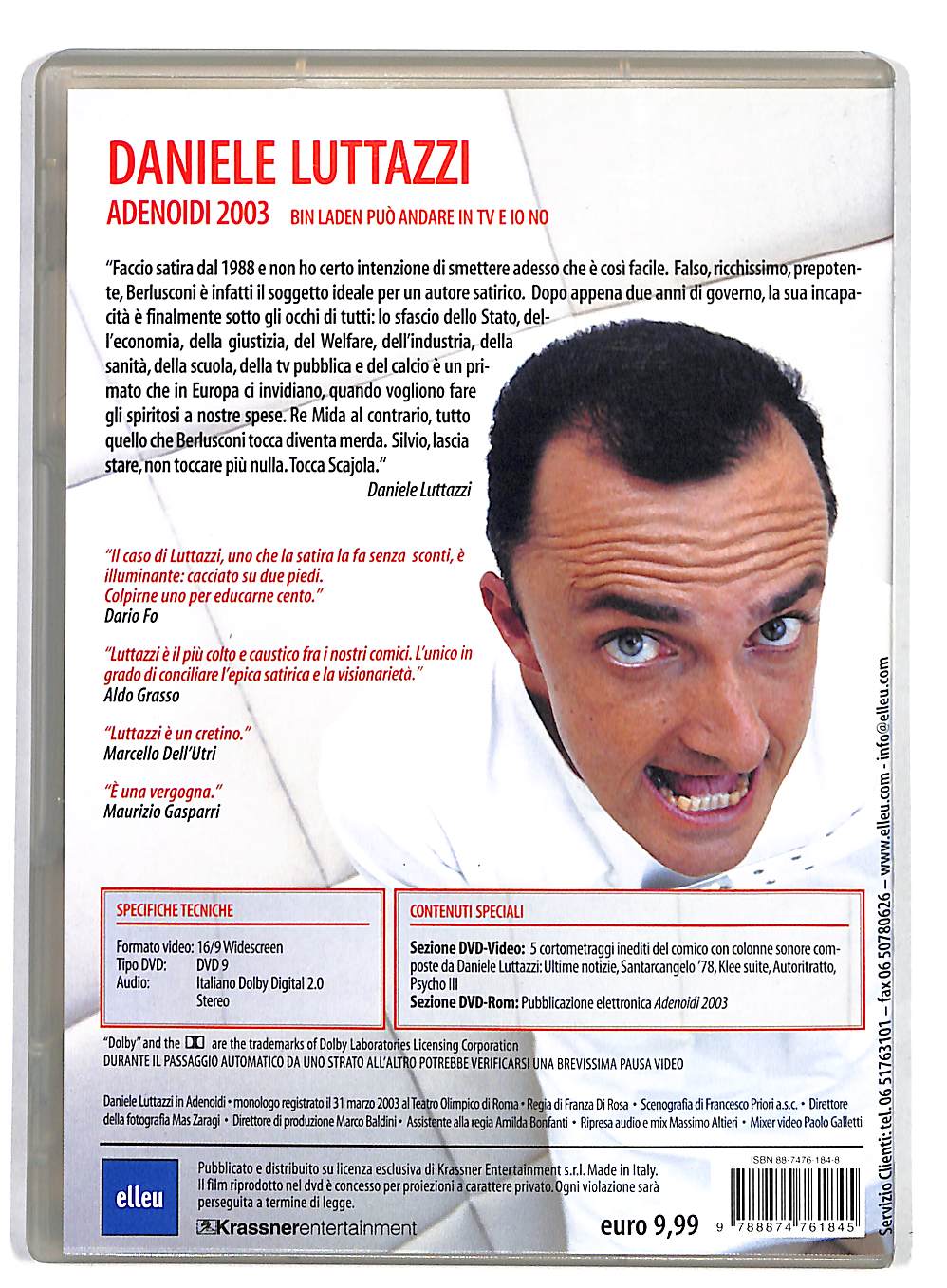 EBOND Daniele Luttazzi - Adenoidi 2003 DVD DB561828