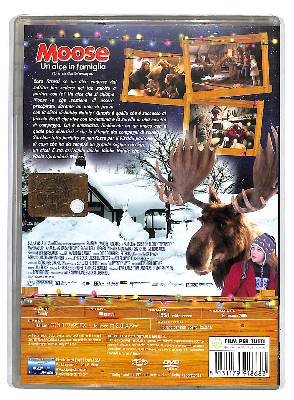 EBOND Moose-Un Alce In Famiglia DVD DB561862