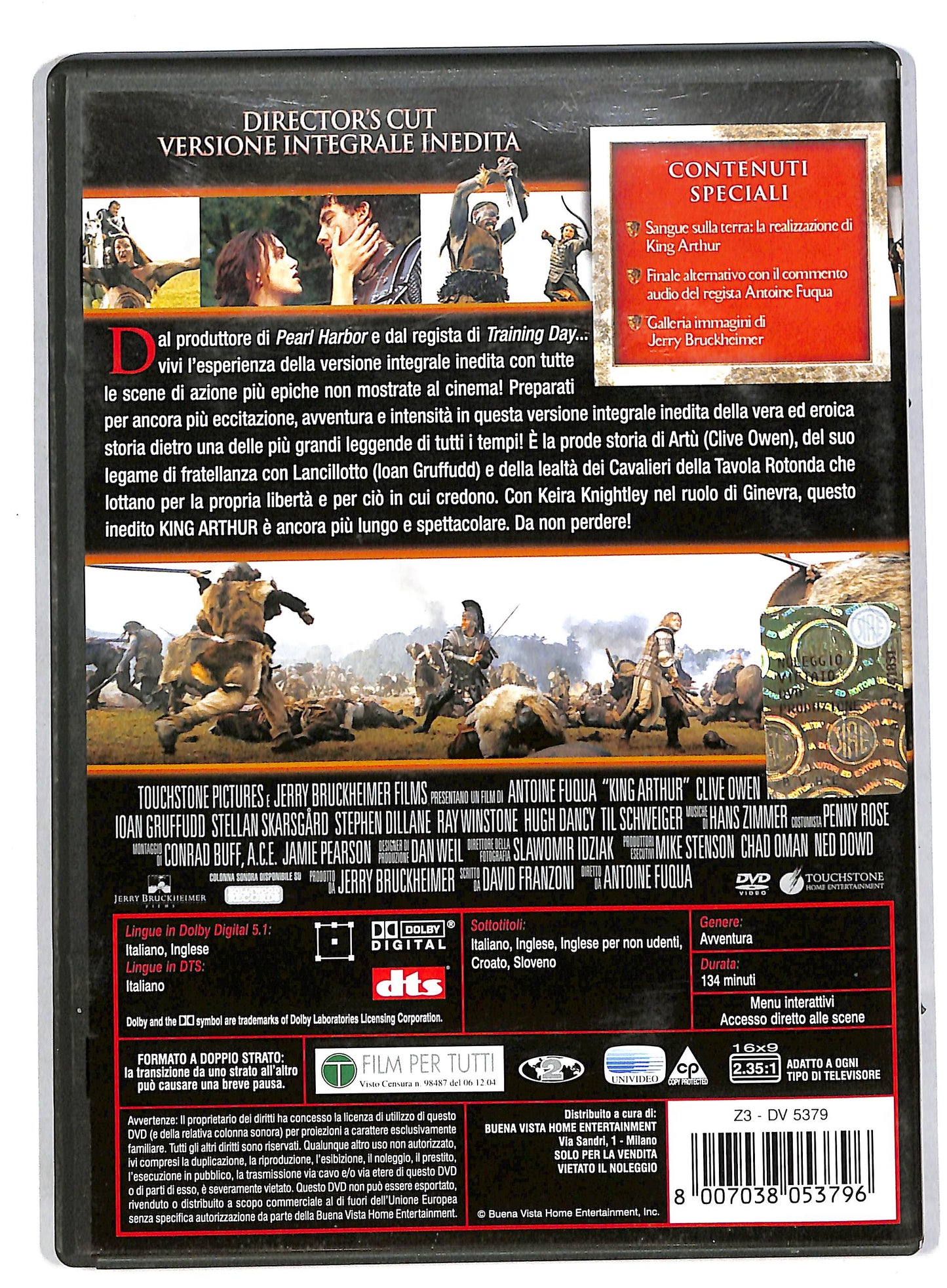 EBOND King Arthur Versione Integrale DVD DB562126