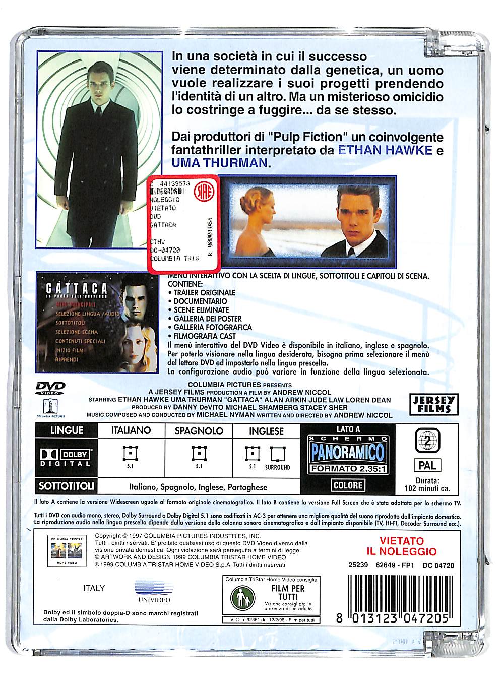 EBOND Gattaca - La porta dell'universo DVD DB562406