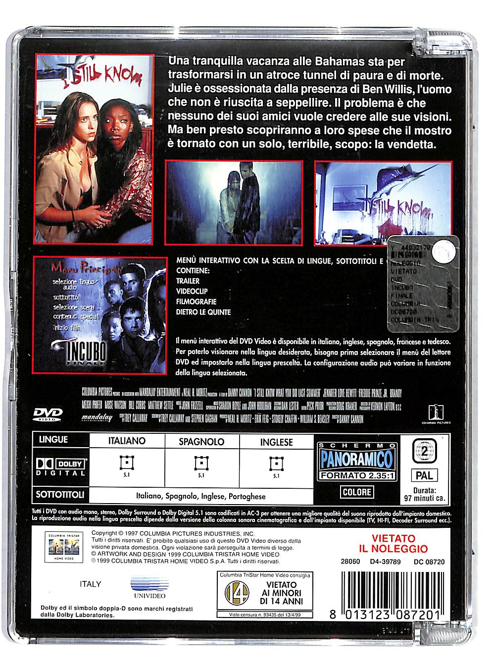 EBOND Incubo Finale DVD DB562414