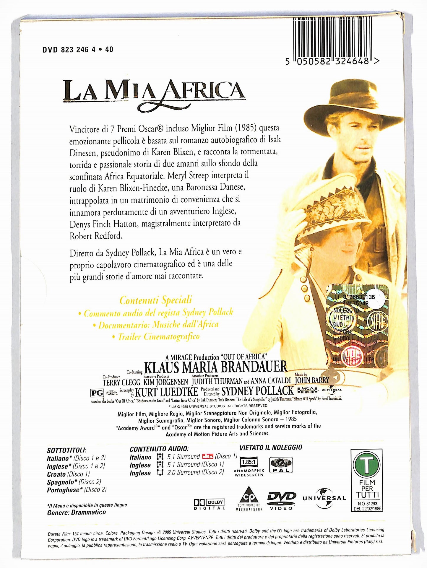 EBOND La Mia Africa EDIZIONE SPECIALE (2 dischi) DVD DB562639