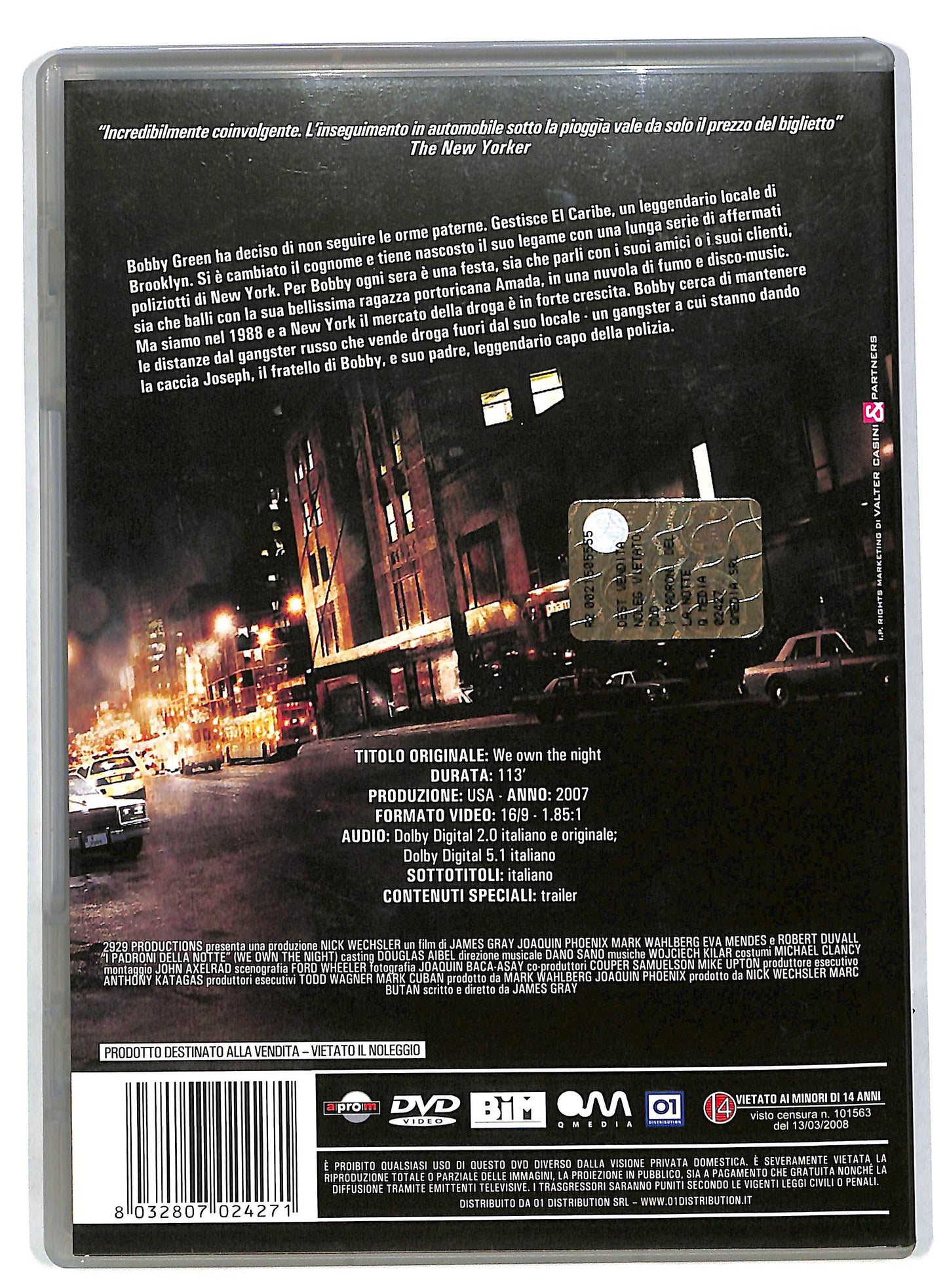 EBOND I padroni della notte DVD DB562650