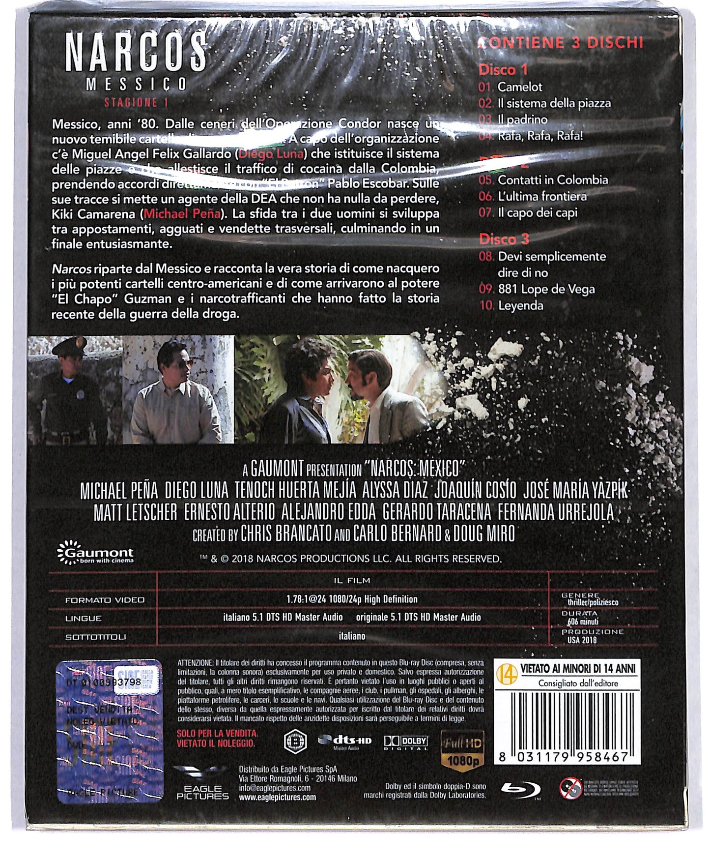 EBOND Narcos Messico Stagione 1 (3 Dischi) BLURAY DB562819