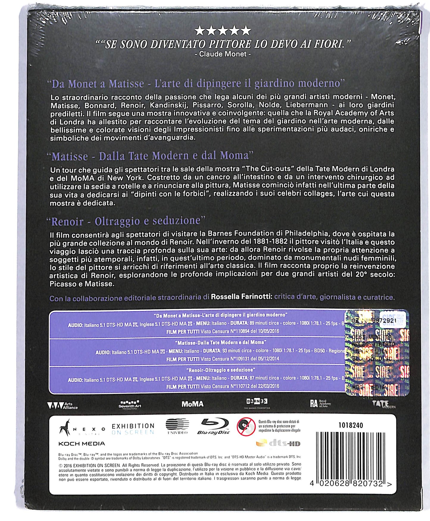 EBOND La Rivoluzione Impressionista 3 Dischi Slipcase BLURAY DB562849