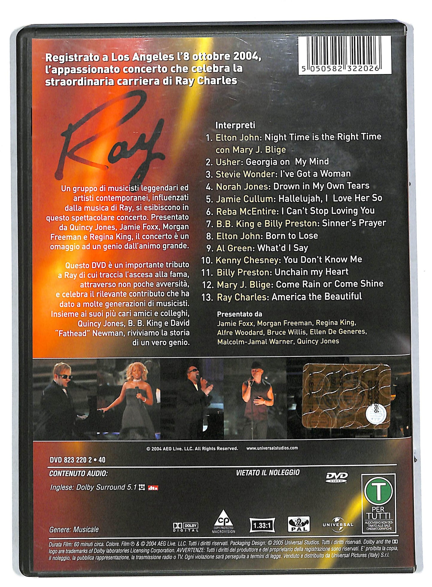 EBOND Genius - Tributo al genio di Ray Charles DVD DB563159