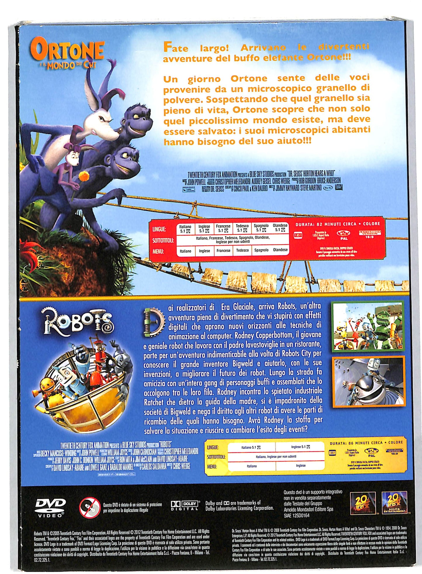 EBOND Ortone e il mondo dei chi & robots EDITORIALE DVD DB563614