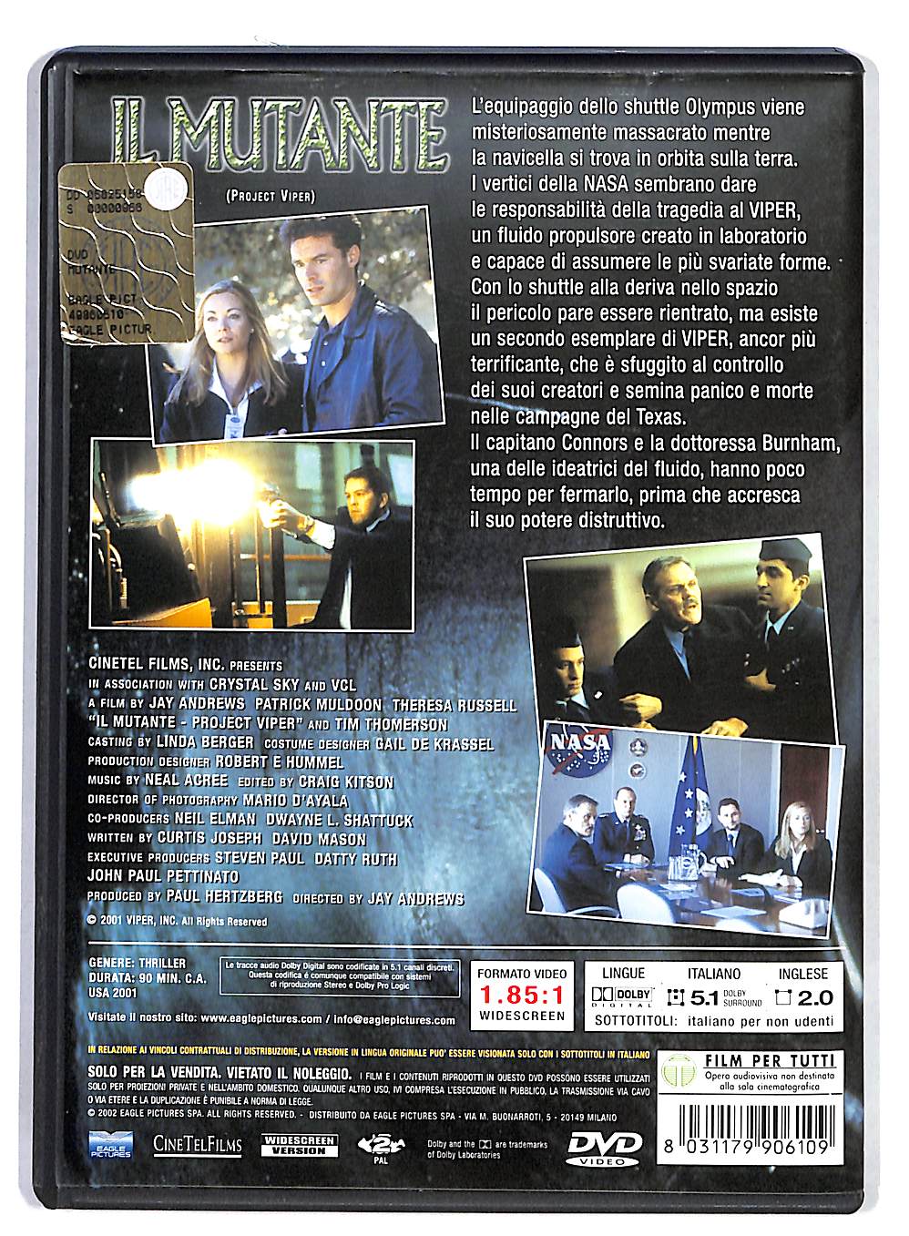 EBOND Il mutante DVD DB563938