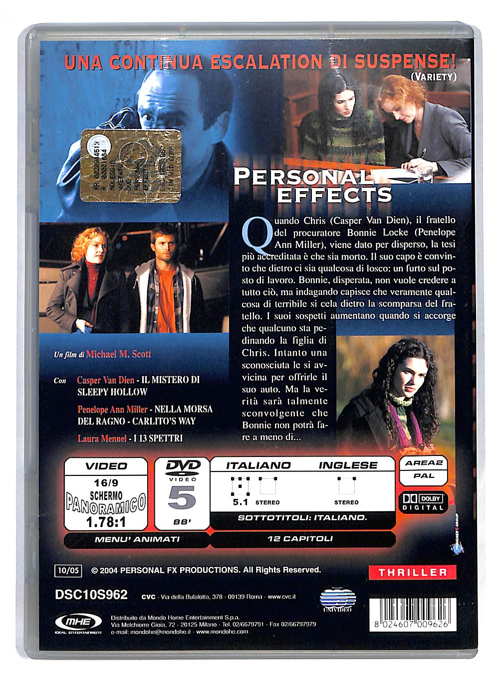 EBOND Personal Effects DVD DB564117