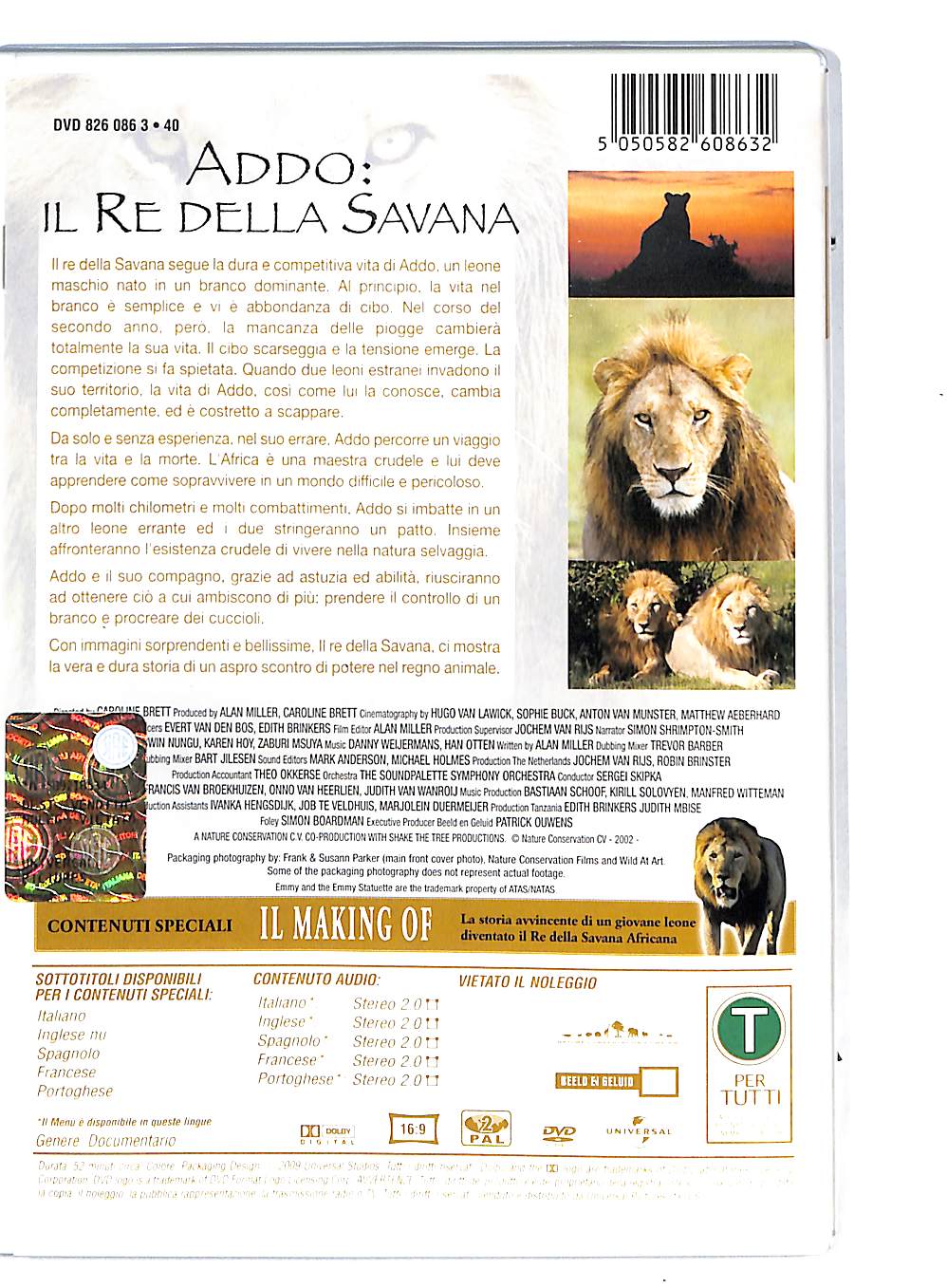 EBOND Addo - Il re della savana DVD DB564157