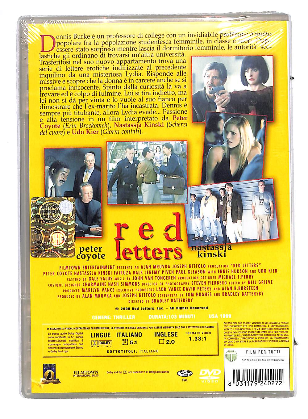 EBOND Red Letters - slimcase DVD DB564412