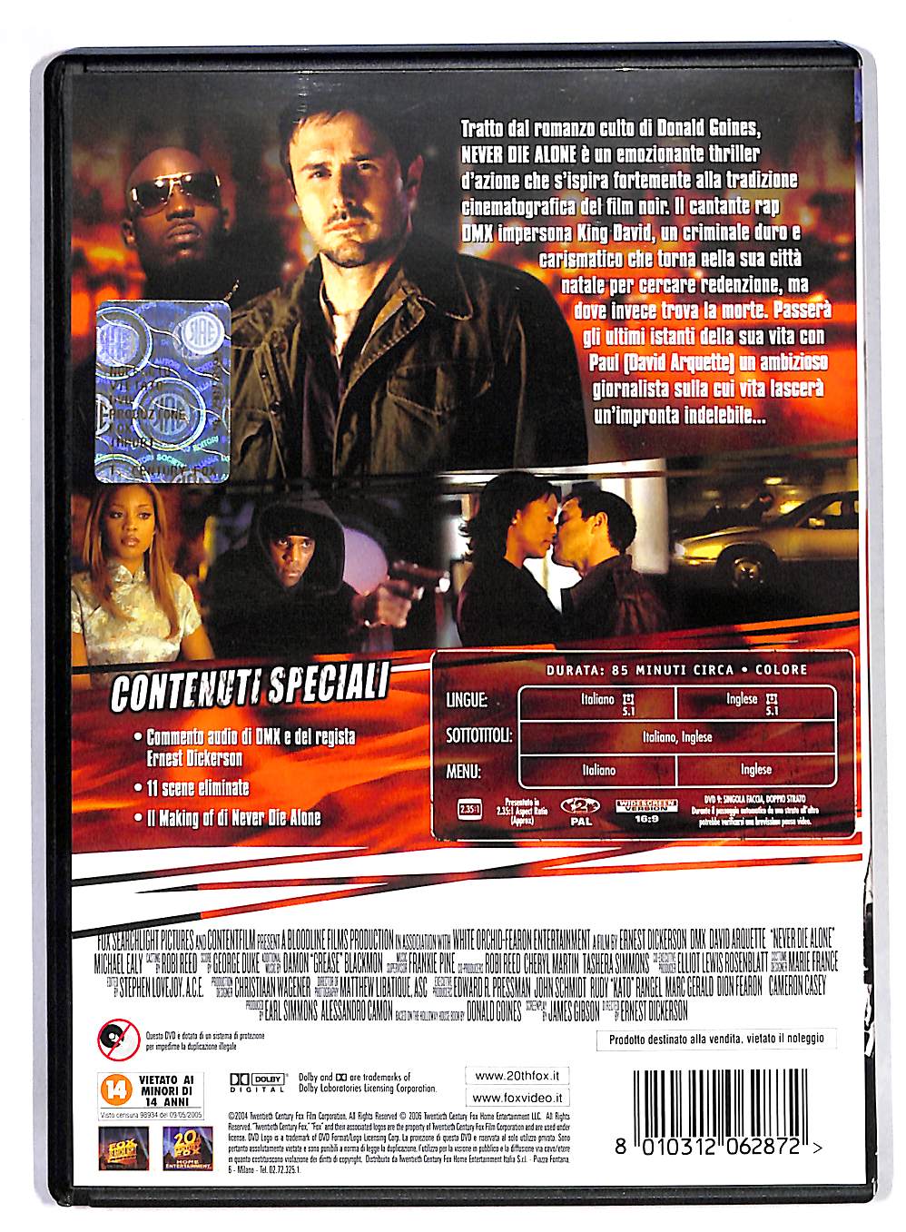 EBOND Never die alone DVD DB564436