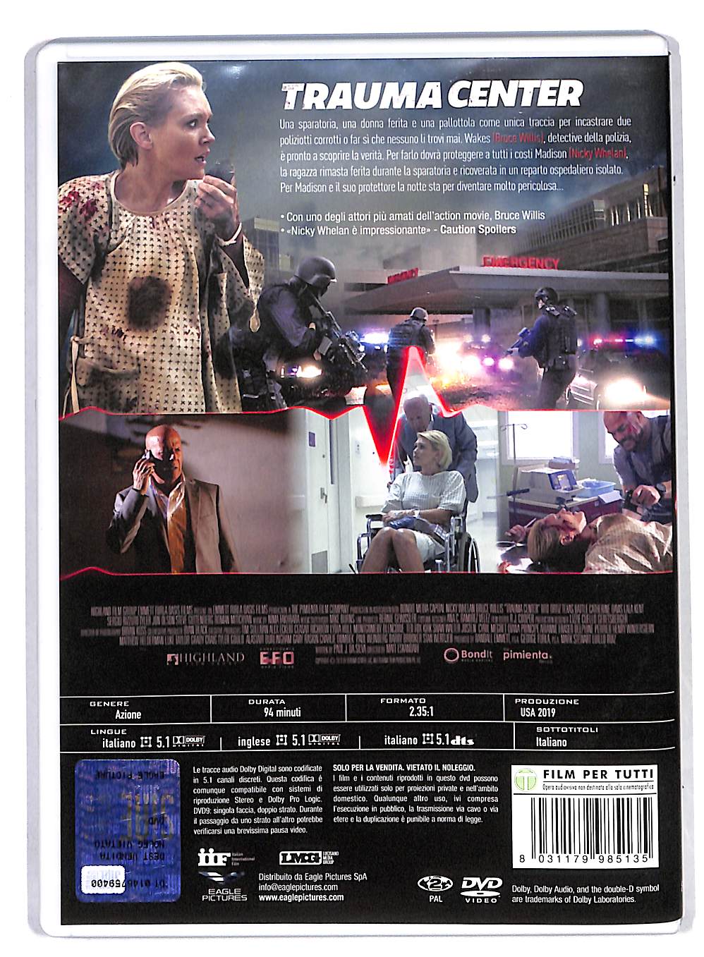 EBOND Trauma Center - Caccia Al Testimone DVD DB564443