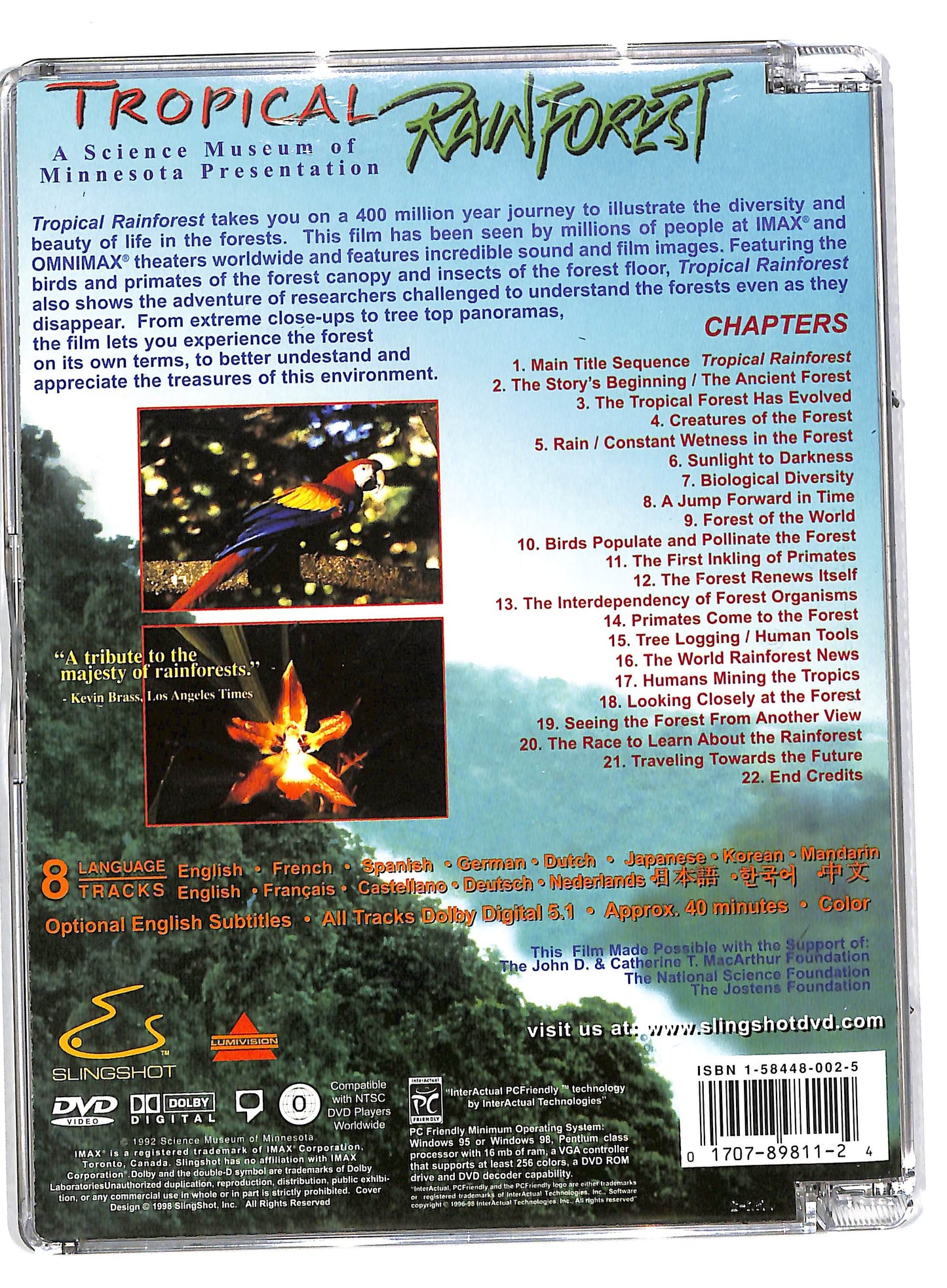 EBOND Tropical Rainforest Imax - edizione UK SJB DVD DB564633