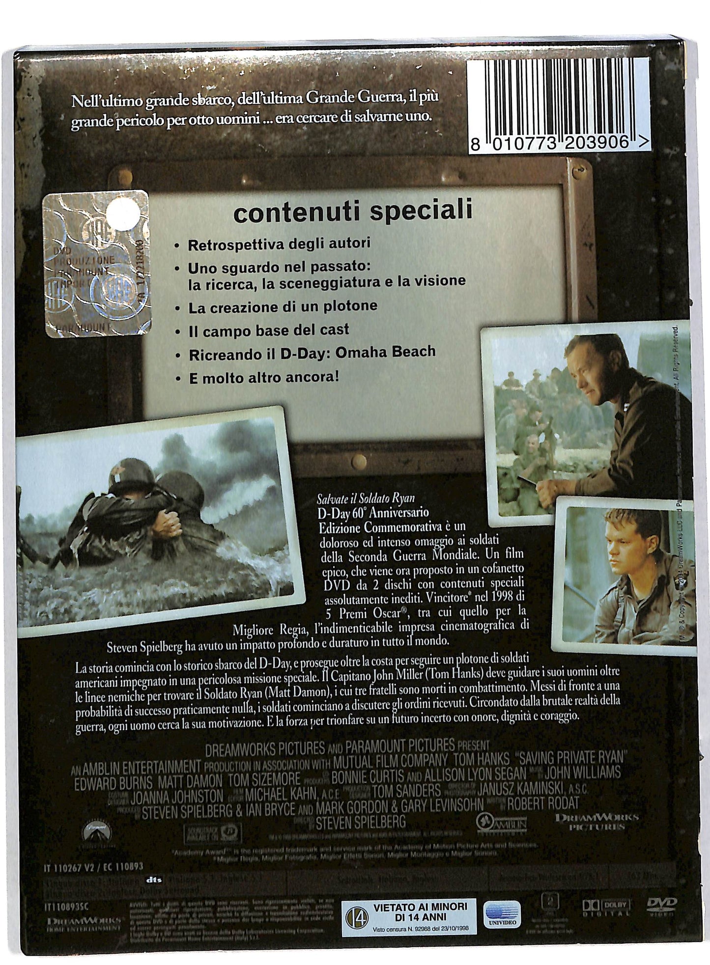 EBOND Salvate il soldato Ryan DIGIPACK DVD DB564651