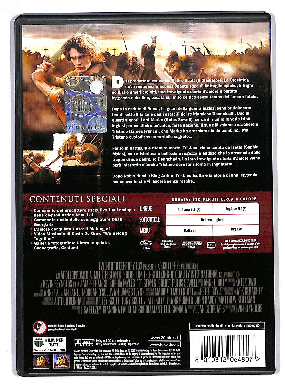 EBOND Tristano E Isotta DVD DB564909