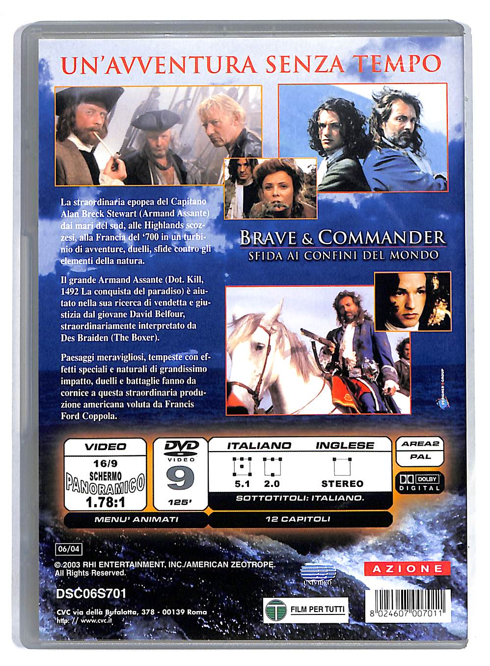 EBOND Brave & commander - sfida ai confini del mare DVD DB565144