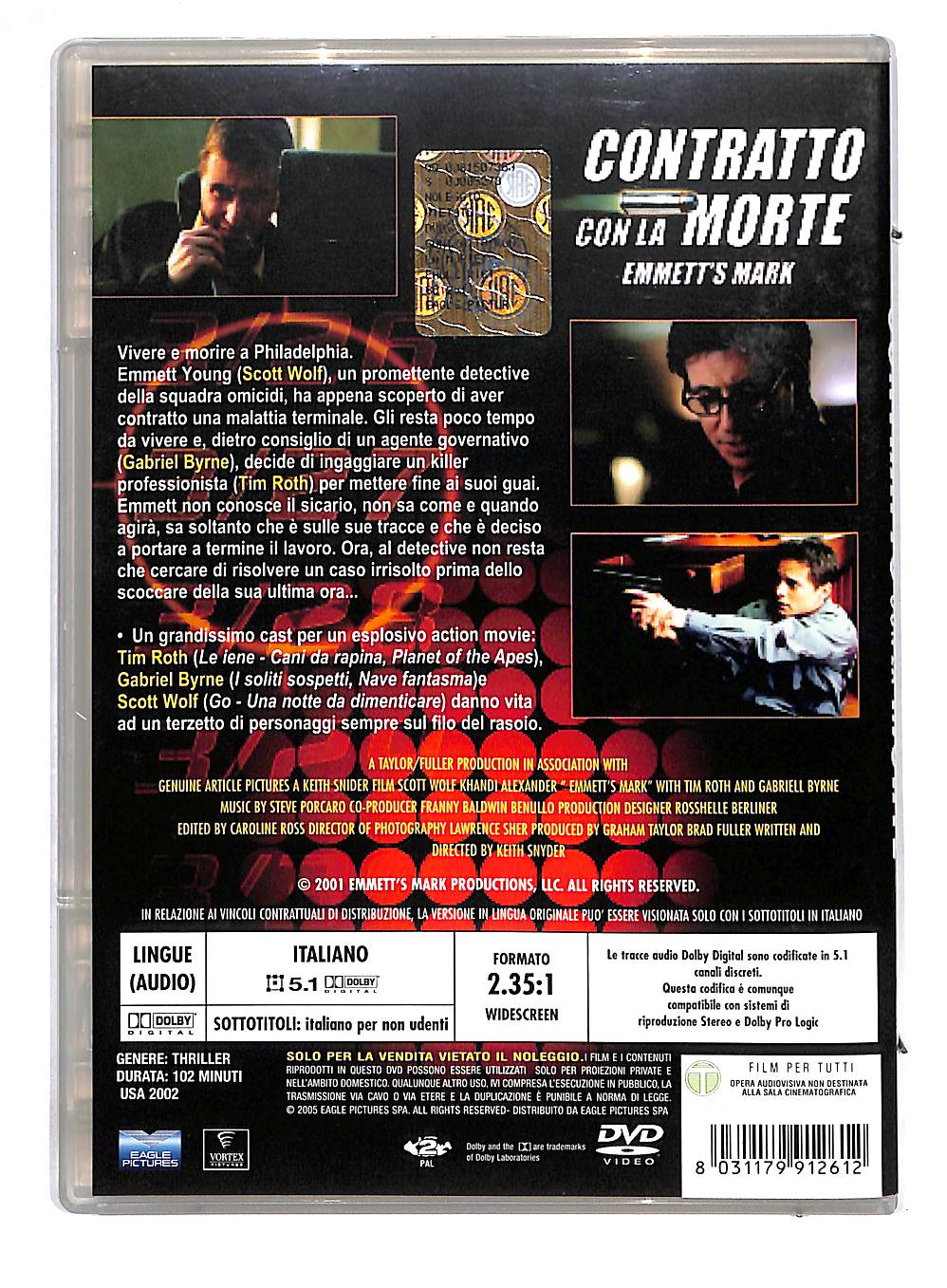 EBOND Contratto con la morte Slimcase DVD DB565363