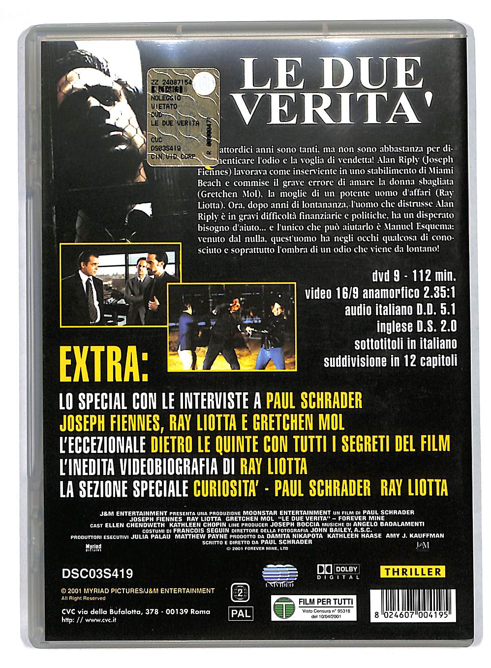 EBOND Le due verita DVD DB565959