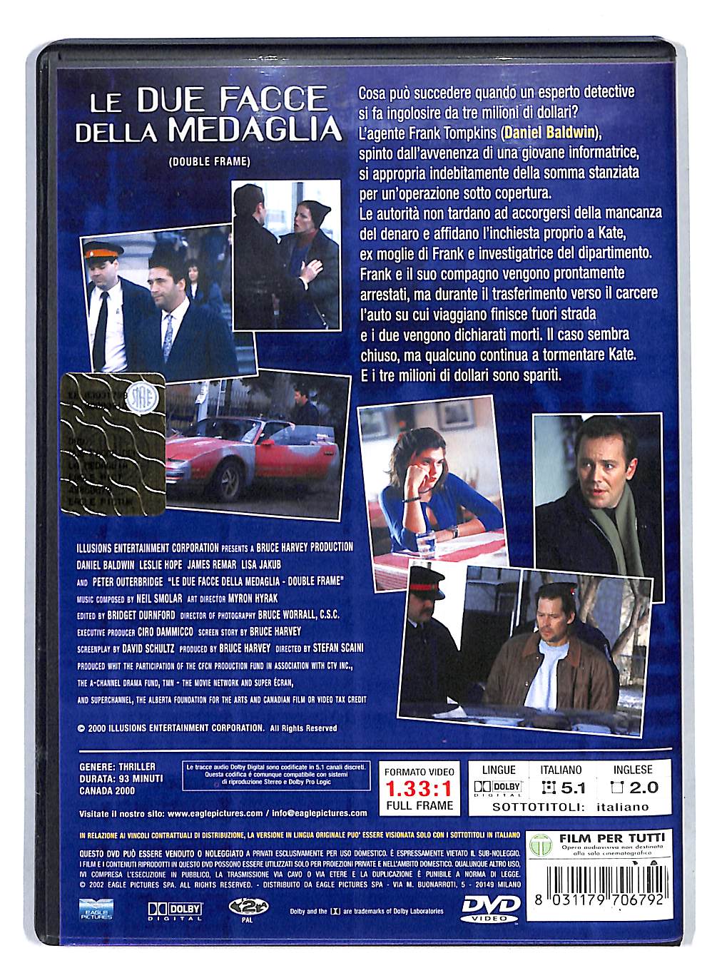 EBOND Le Due Facce Della Medaglia DVD DB566131