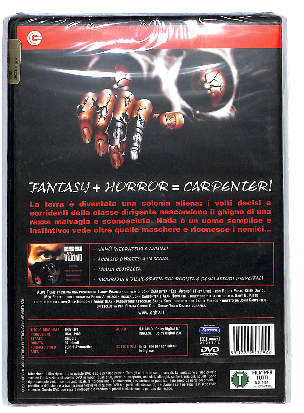 EBOND Essi Vivono Di John Carpenter DVD DB566140