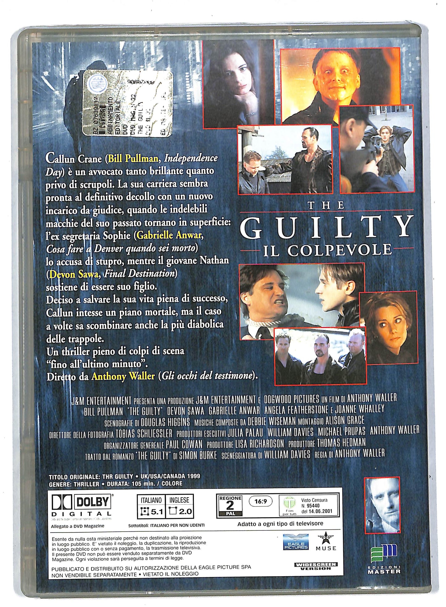 EBOND The Guilty Con Bill Pullman EDITORIALE DVD DB566313