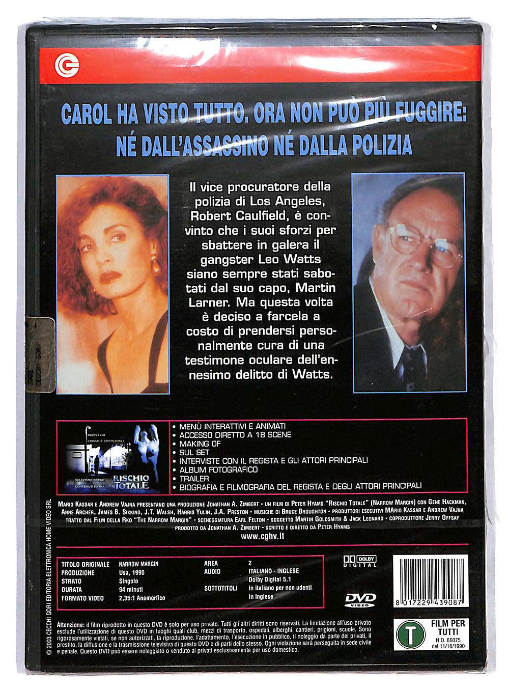 EBOND Rischio Totale DVD DB567629