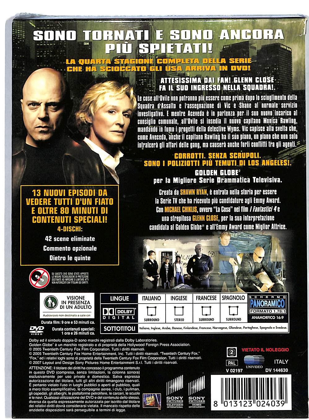 EBOND The Shield Quarta Stagione DIGIPACK DVD DB567643