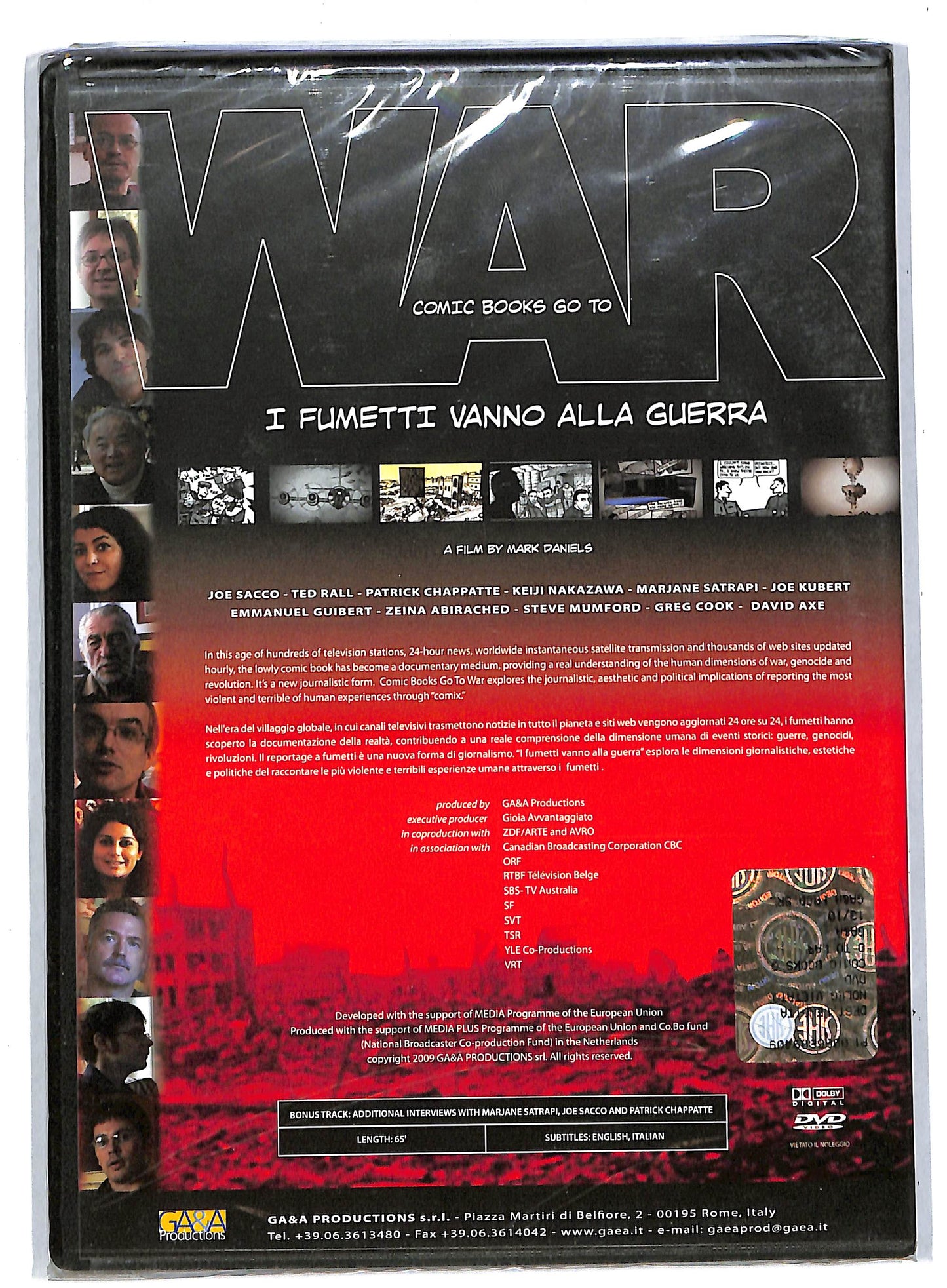 EBOND Comic books go to war EDITORIALE DVD DB567927
