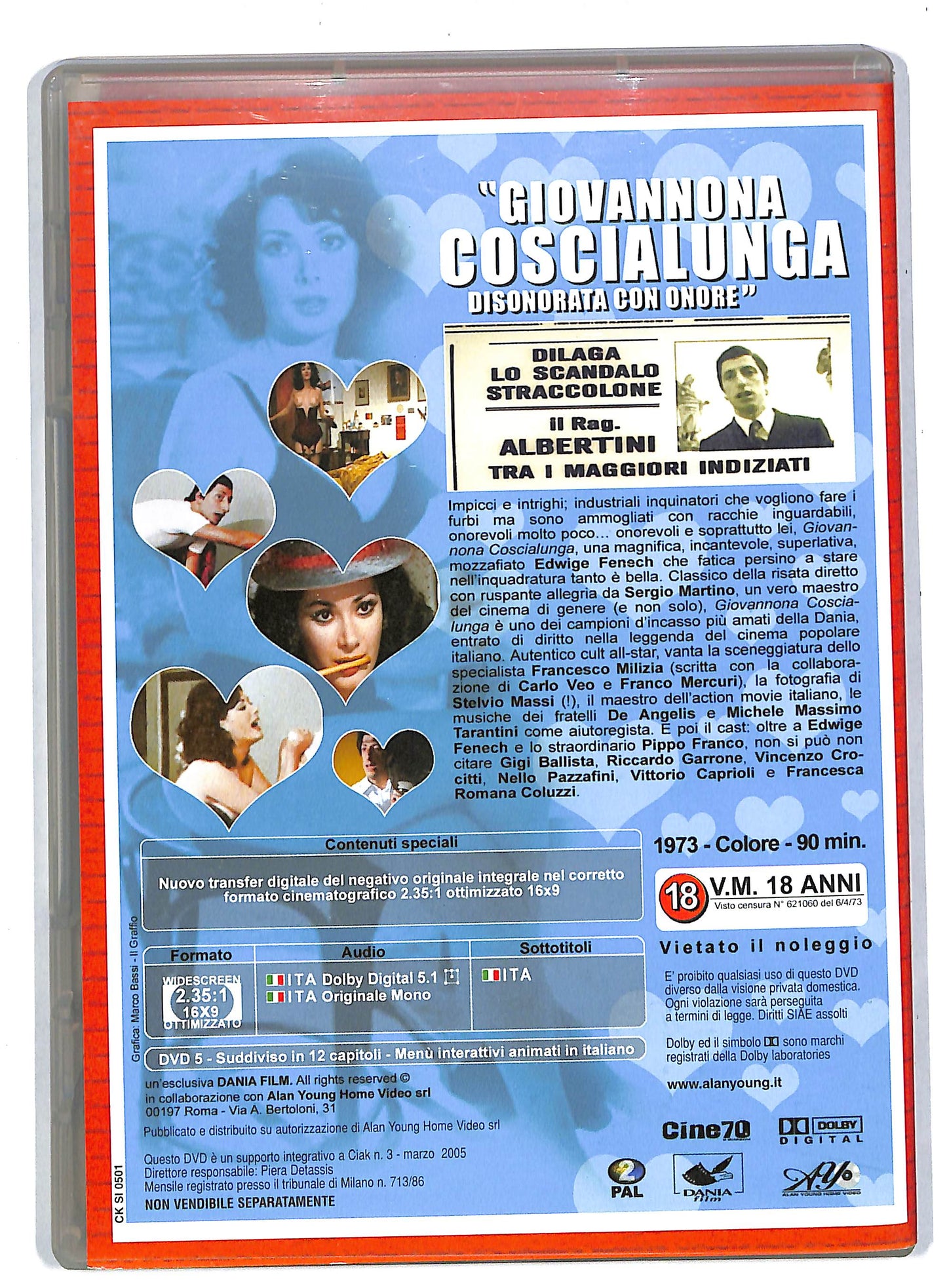 EBOND Giovannona coscialunga disonorata EDITORIALE DVD DB567929