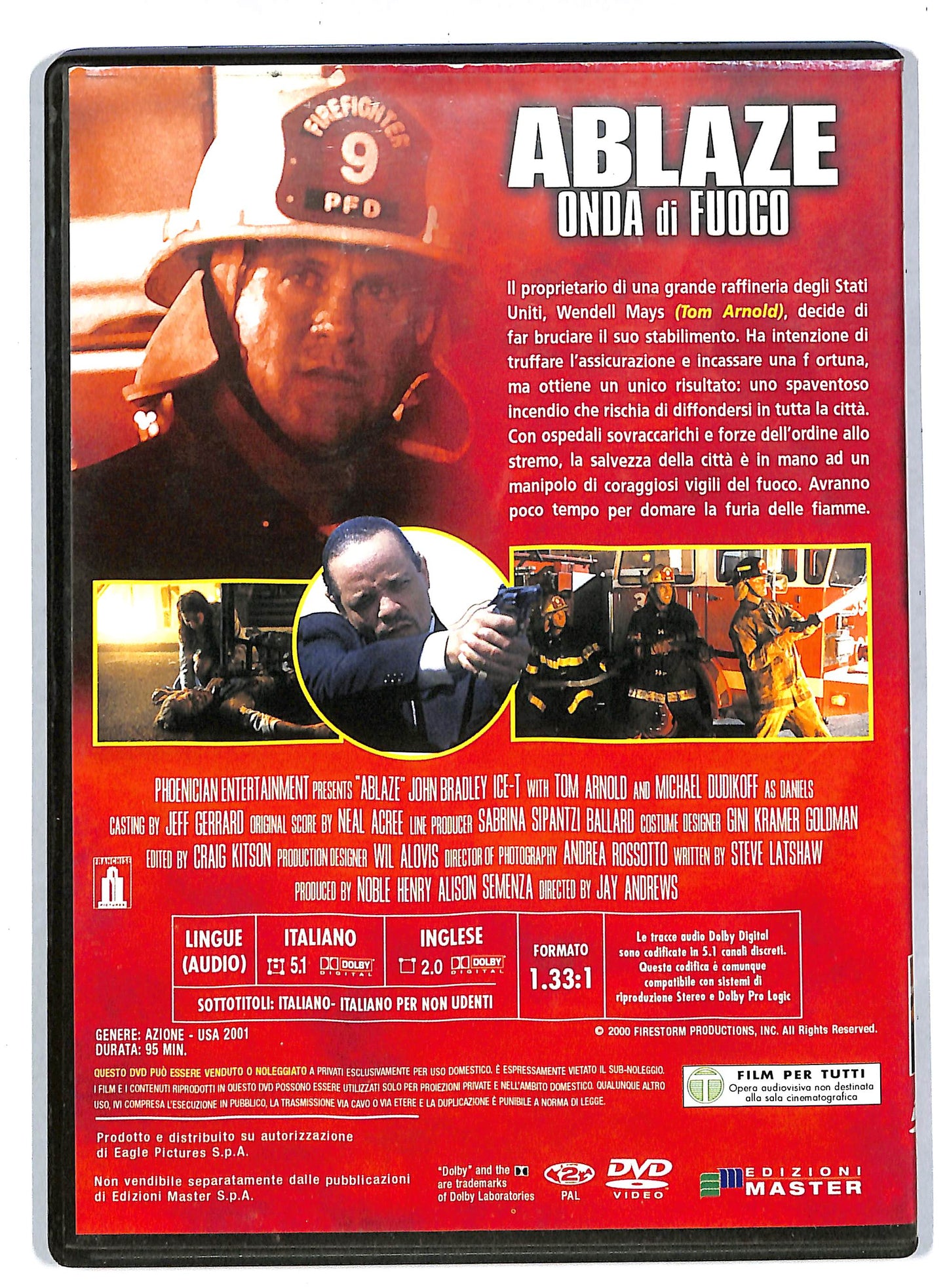 EBOND Ablaze Onda Di Fuoco EDITORIALE DVD DB567932