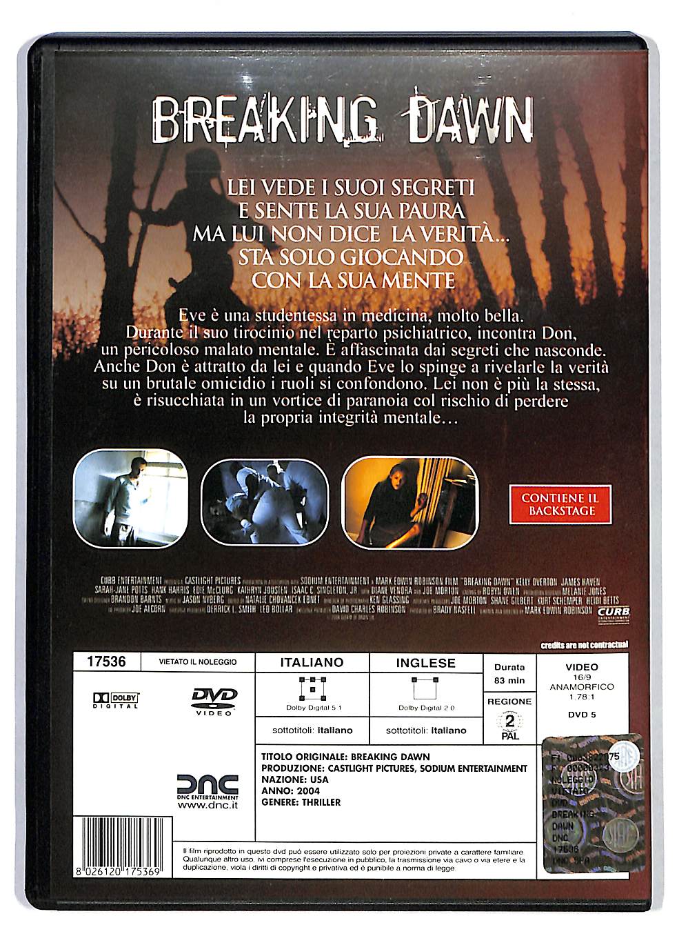 EBOND Breaking Dawn (film 2004) DVD DB568113