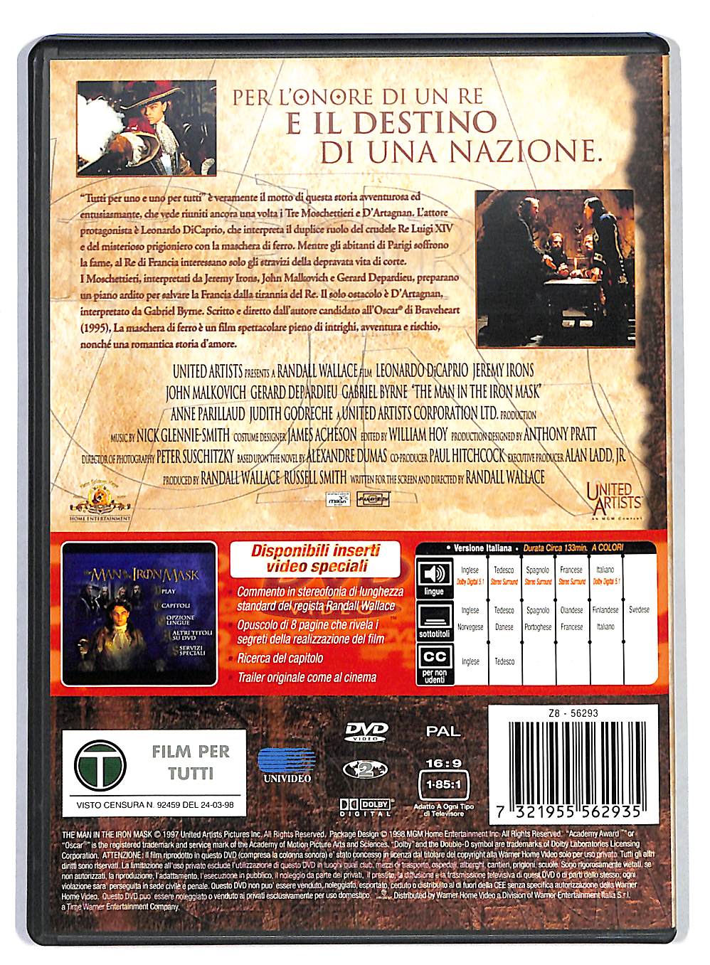 EBOND La maschera di ferro DVD DB568447