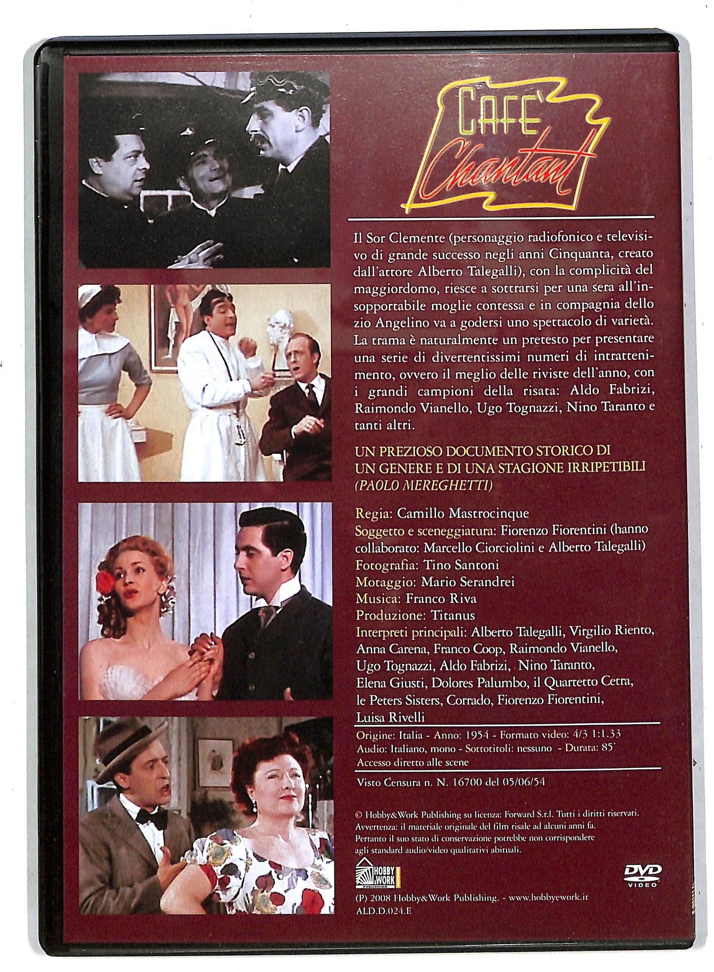 EBOND Cafe' chantant EDITORIALE DVD DB568624