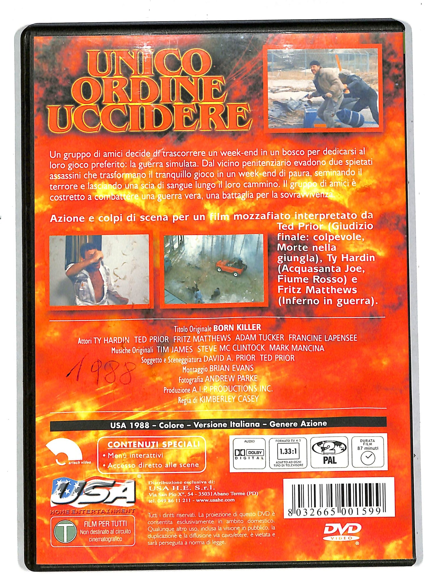 EBOND Unico ordine uccidere NOLEGGIO DVD DB568632