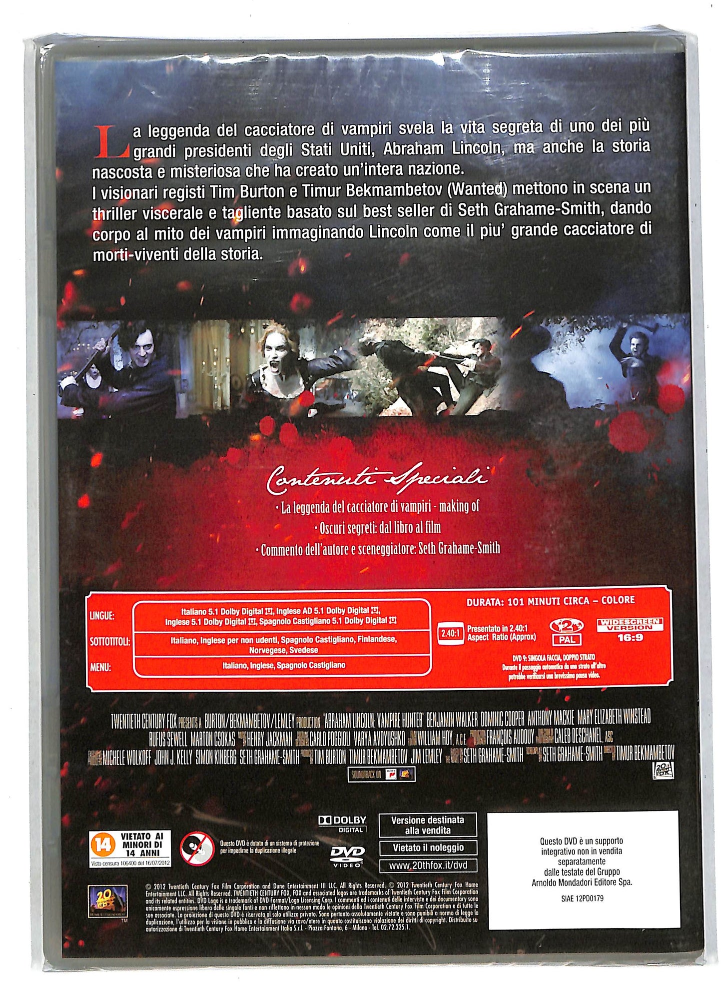 EBOND La leggenda del cacciatore di vampiri EDITORIALE DVD DB568656